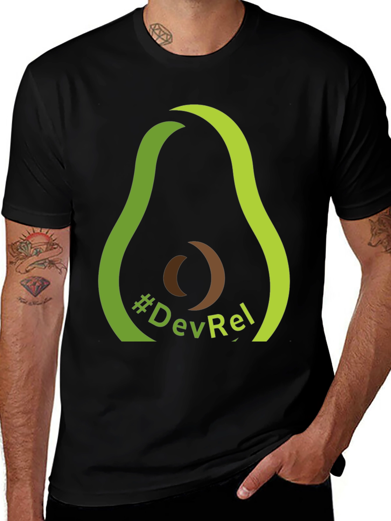 Avocado DevRel T-Shirt - Developer Relations Apparel