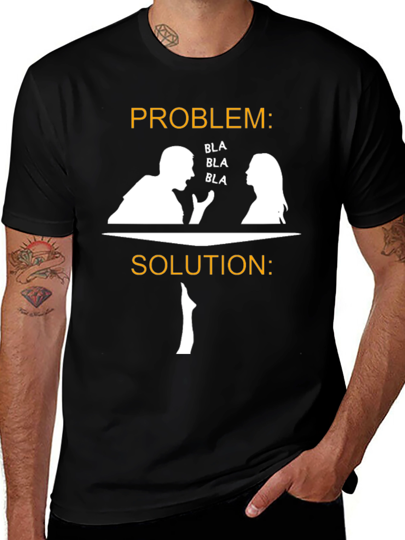 Variant 29 of Problem Solution T-Shirt Funny Graphic Tee