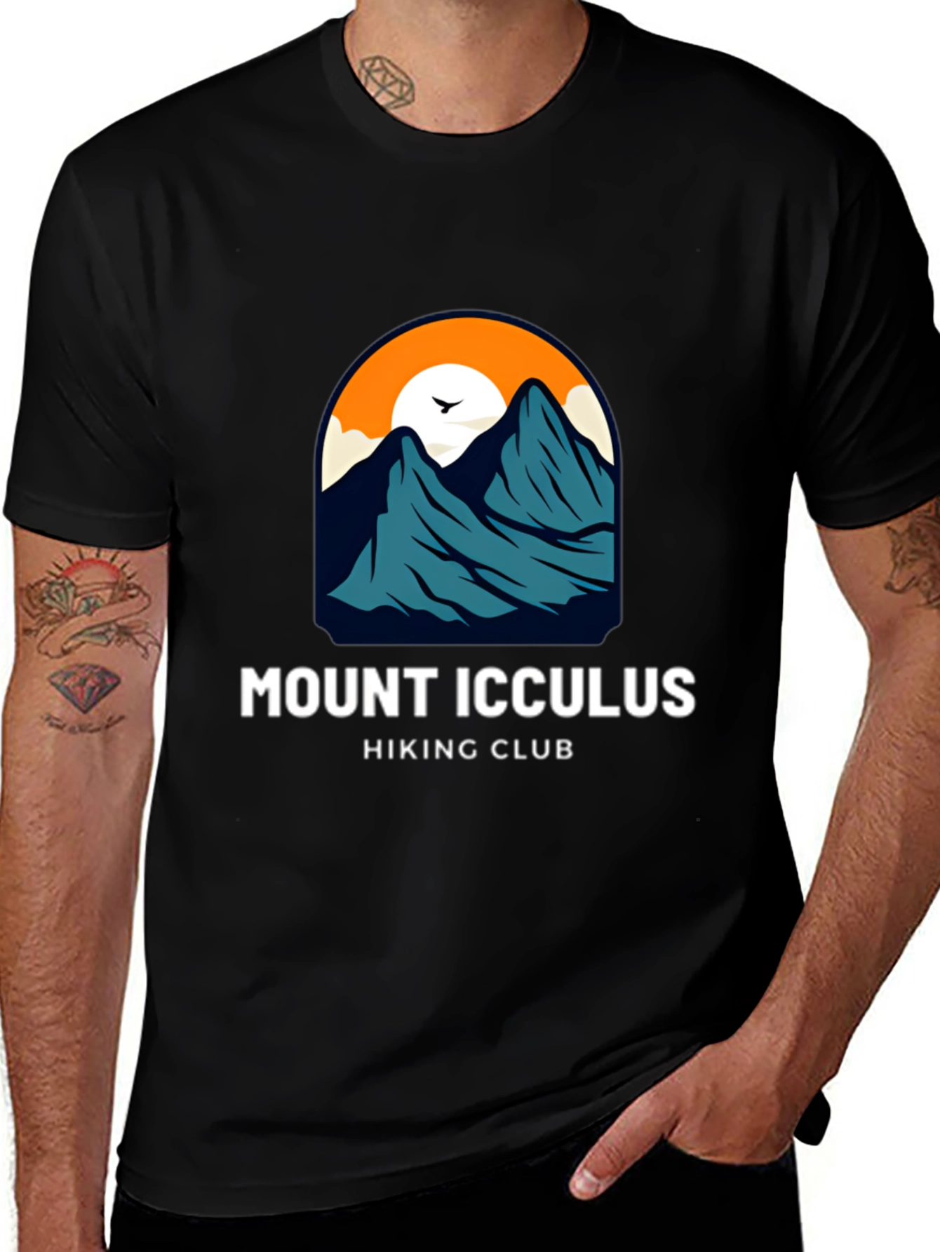 Variant 22 of Mount Icculus Hiking Club T-Shirt