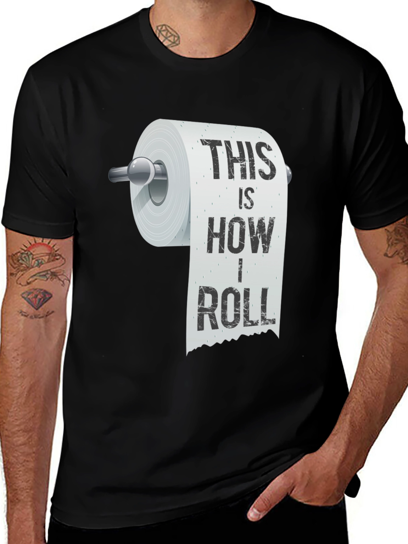 Variant 3 of This is How I Roll - Funny Toilet Paper T-Shirt
