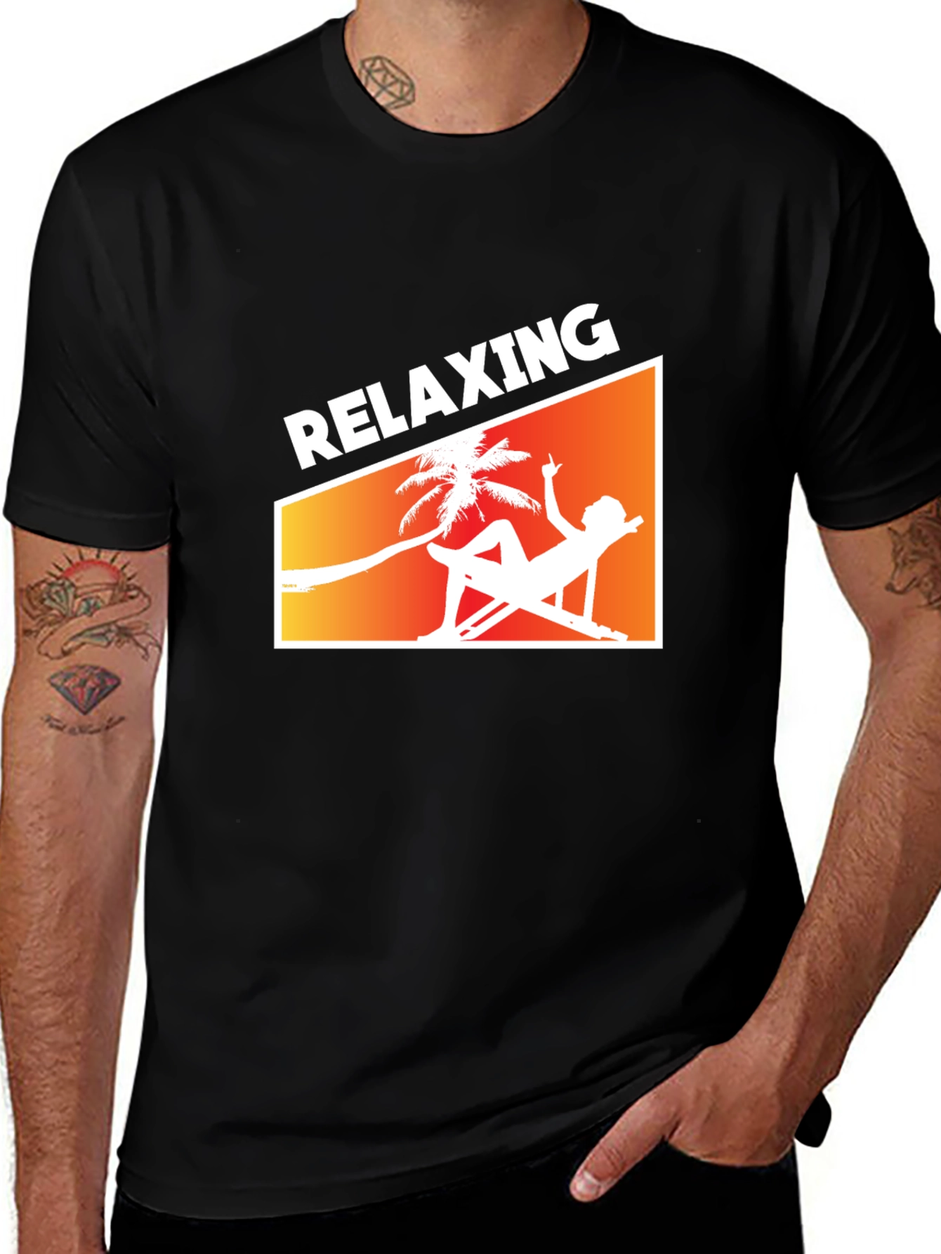 Variant 12 of Relaxing Beach Vibe T-Shirt