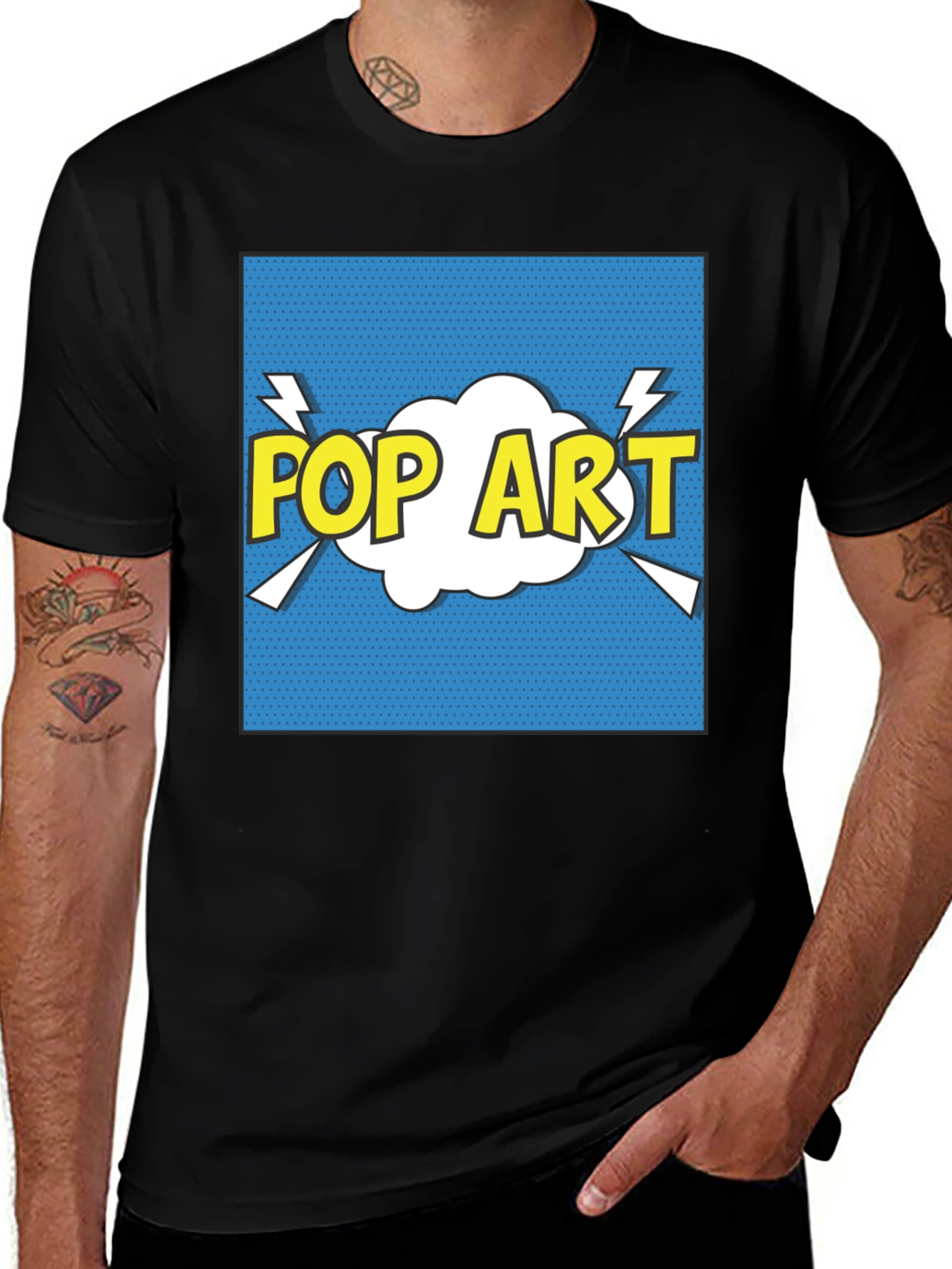 Pop Art Graphic Tee - Cool Comic Style