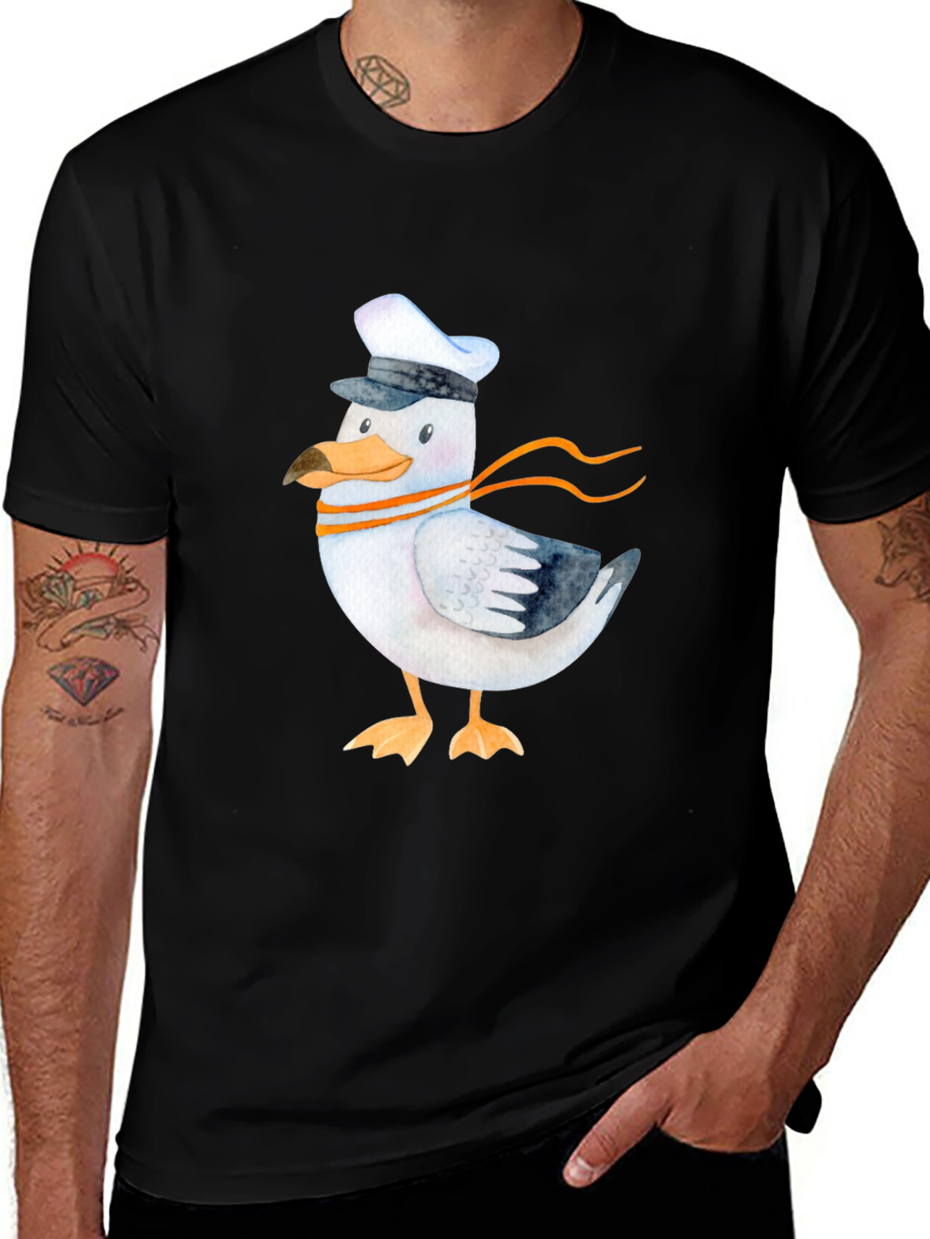 Variant 16 of Seagull Captain T-Shirt