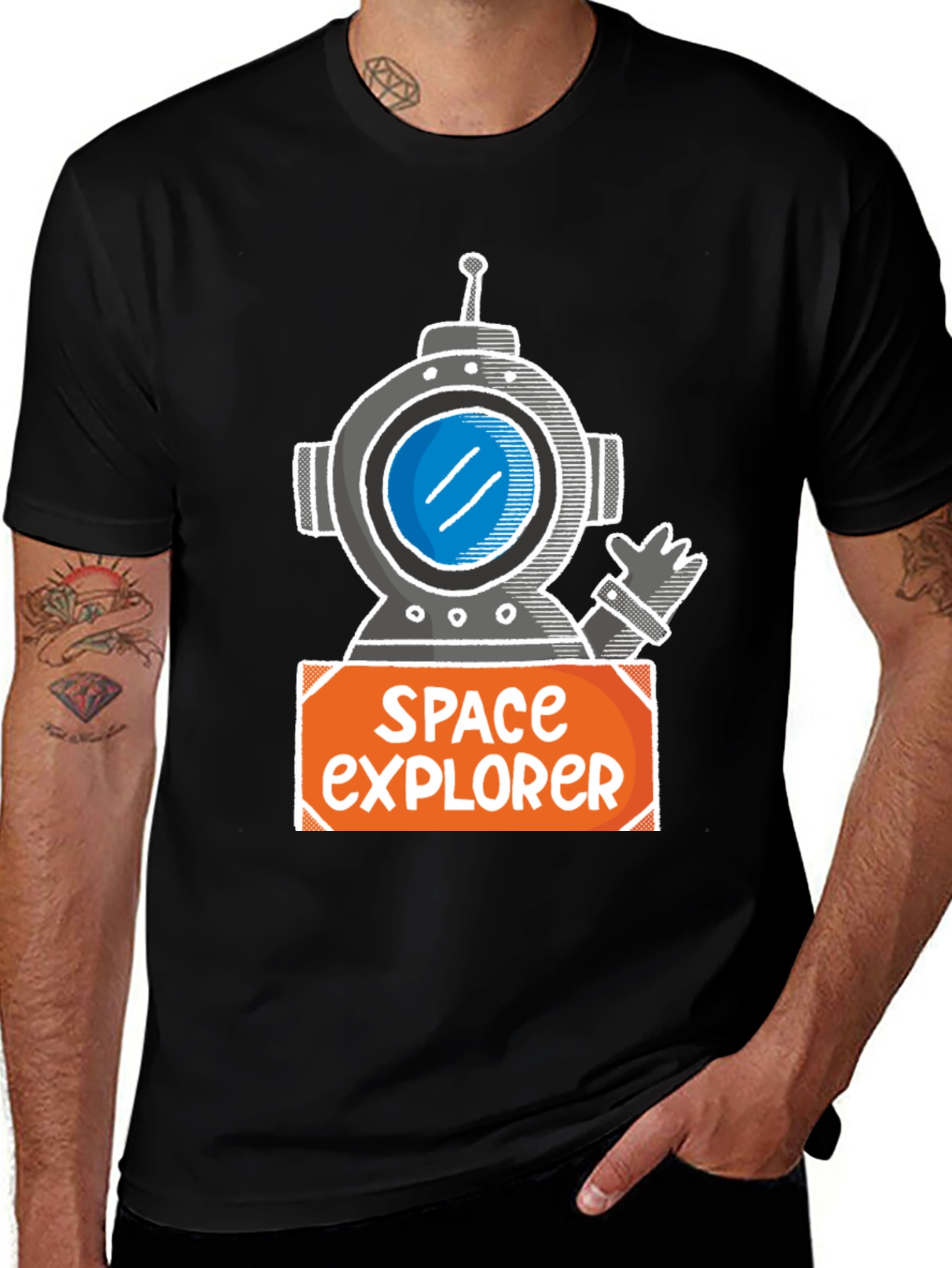 Variant 8 of Space Explorer Graphic T-Shirt