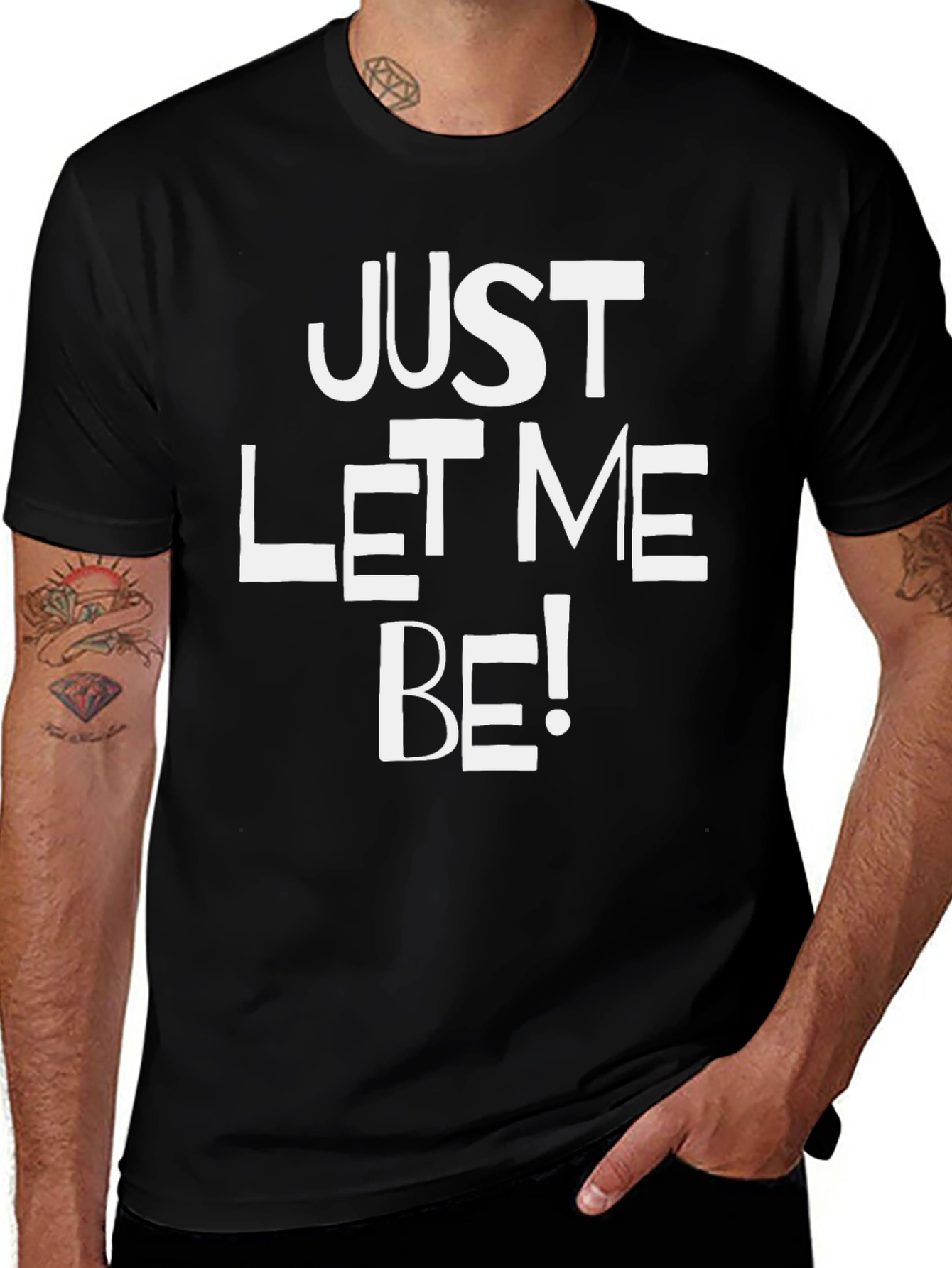 Variant 12 of Just Let Me Be! Graphic Print T-Shirt