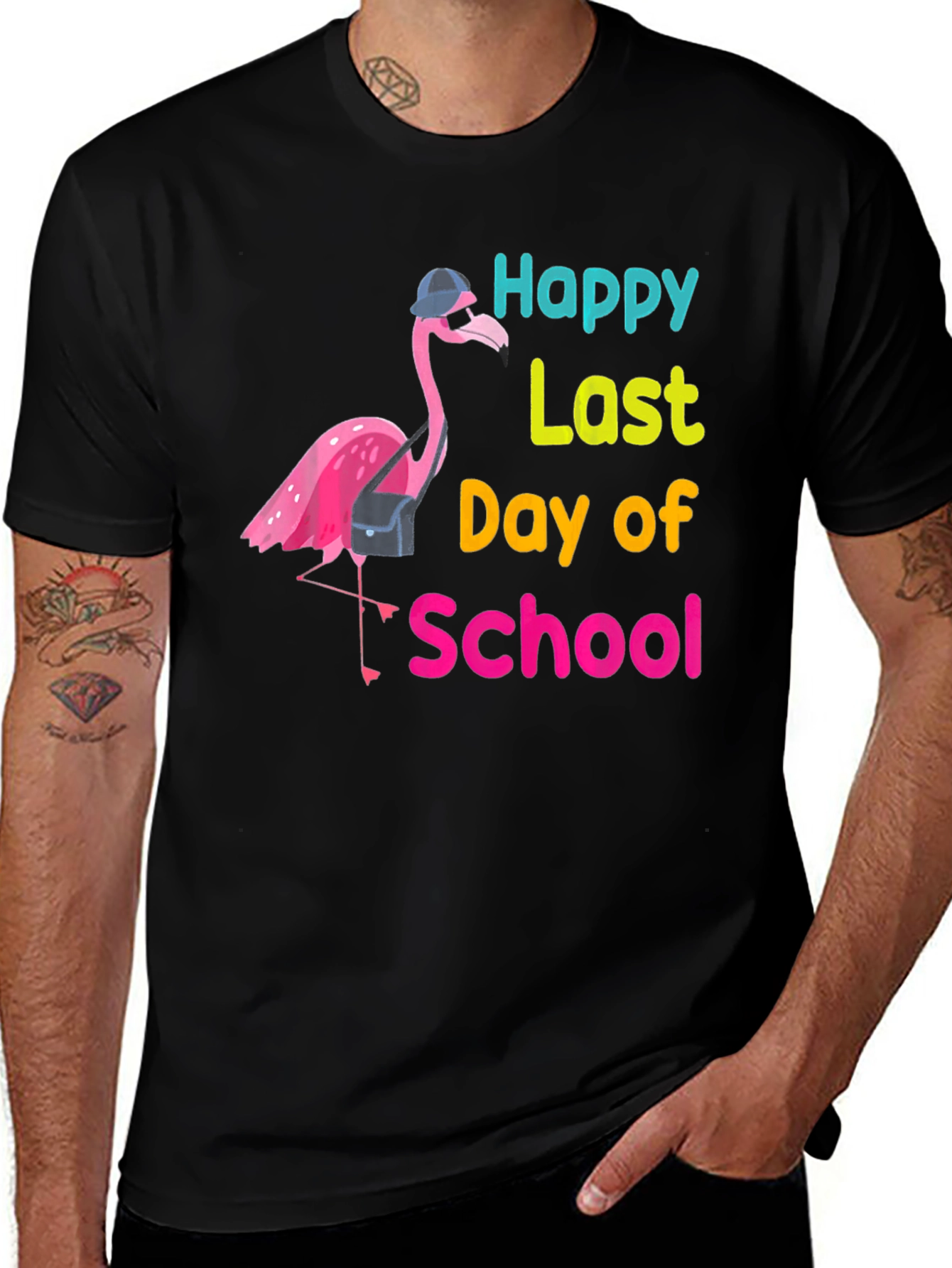 Happy Last Day of School Flamingo T-Shirt