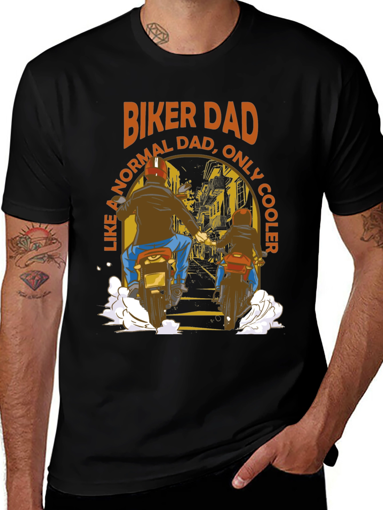 Biker Dad T-Shirt: Cool Father's Day Gift
