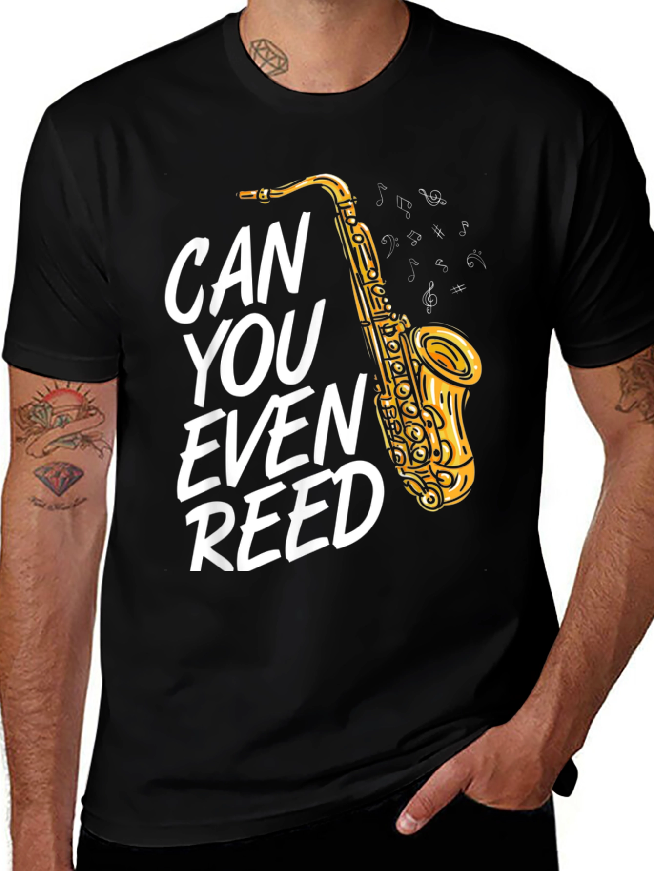 Can You Even Reed Saxophone T-Shirt