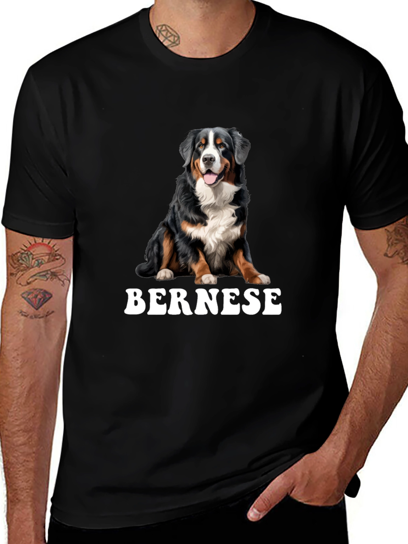 Variant 7 of Bernese Mountain Dog Graphic T-Shirt