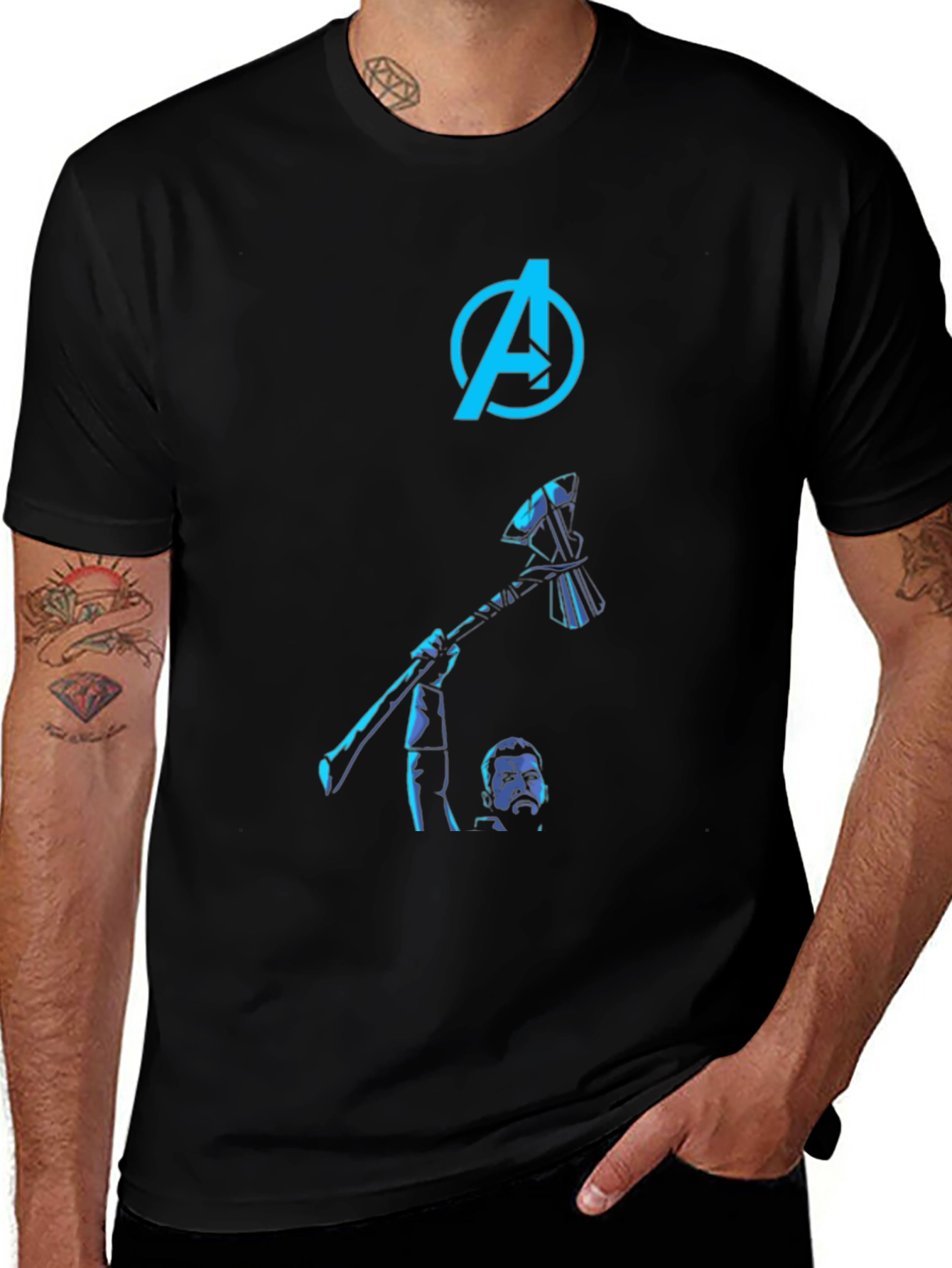 Avengers Thor Stormbreaker Graphic Tee - Black