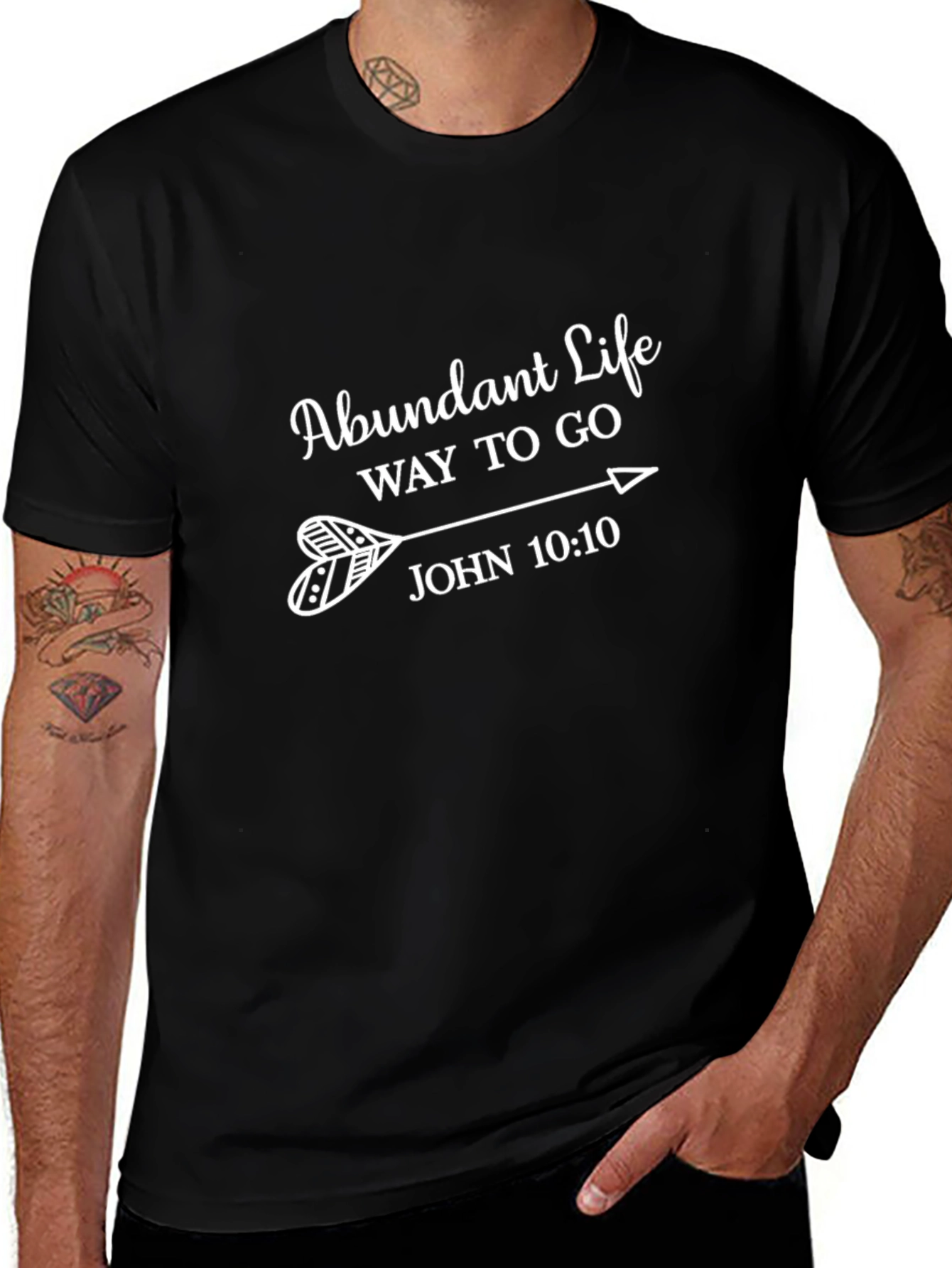 Abundant Life Christian Arrow T-Shirt