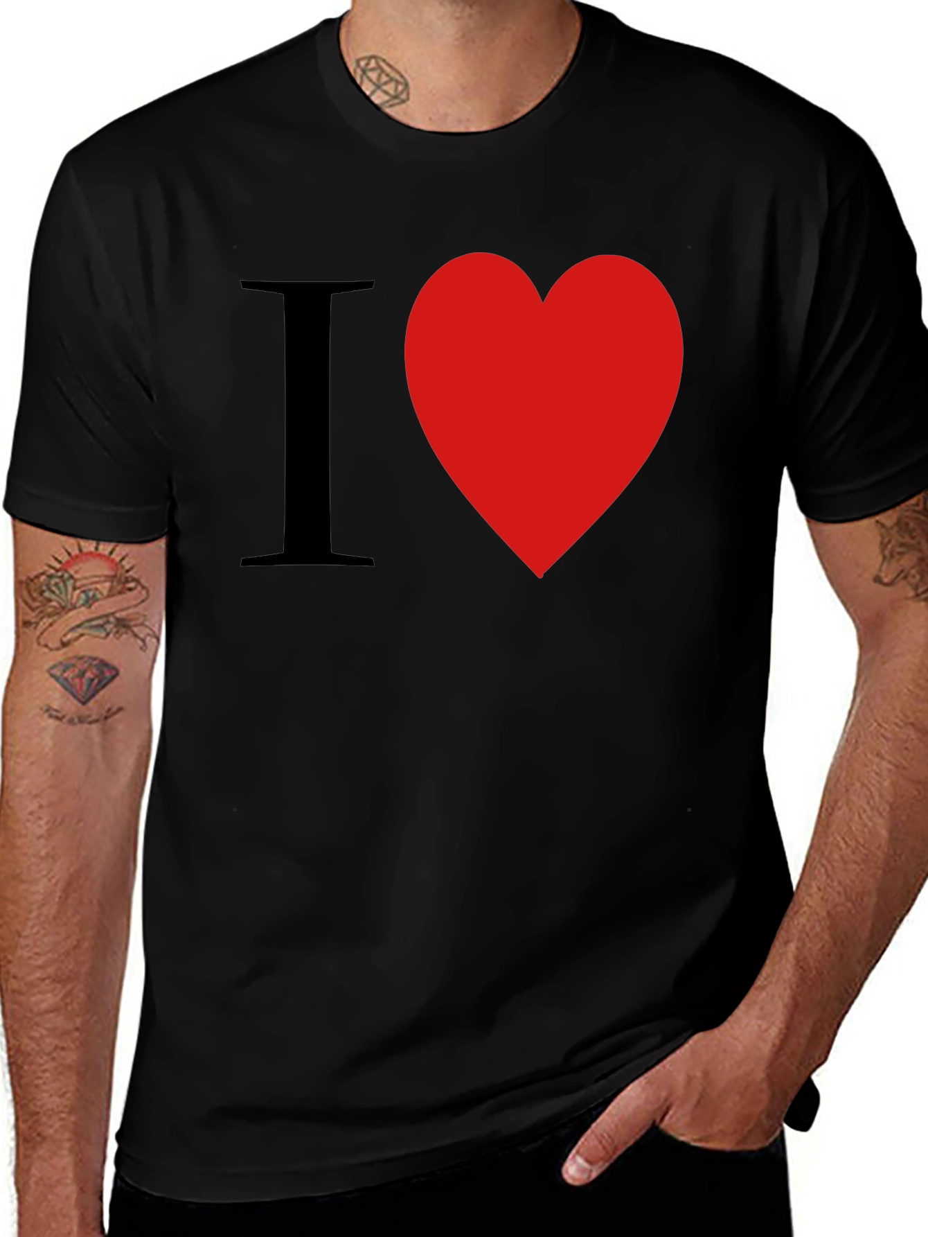 Variant 9 of I Heart [Love] Graphic T-Shirt
