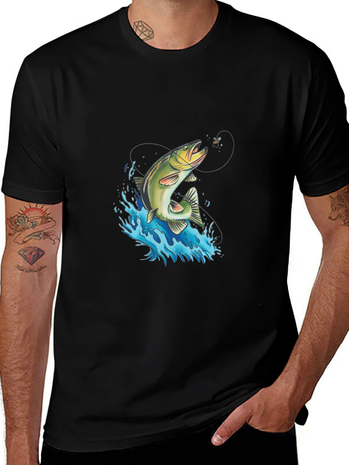 Variant 10 of Fishing T-Shirt - Catch of the Day Graphic Tee