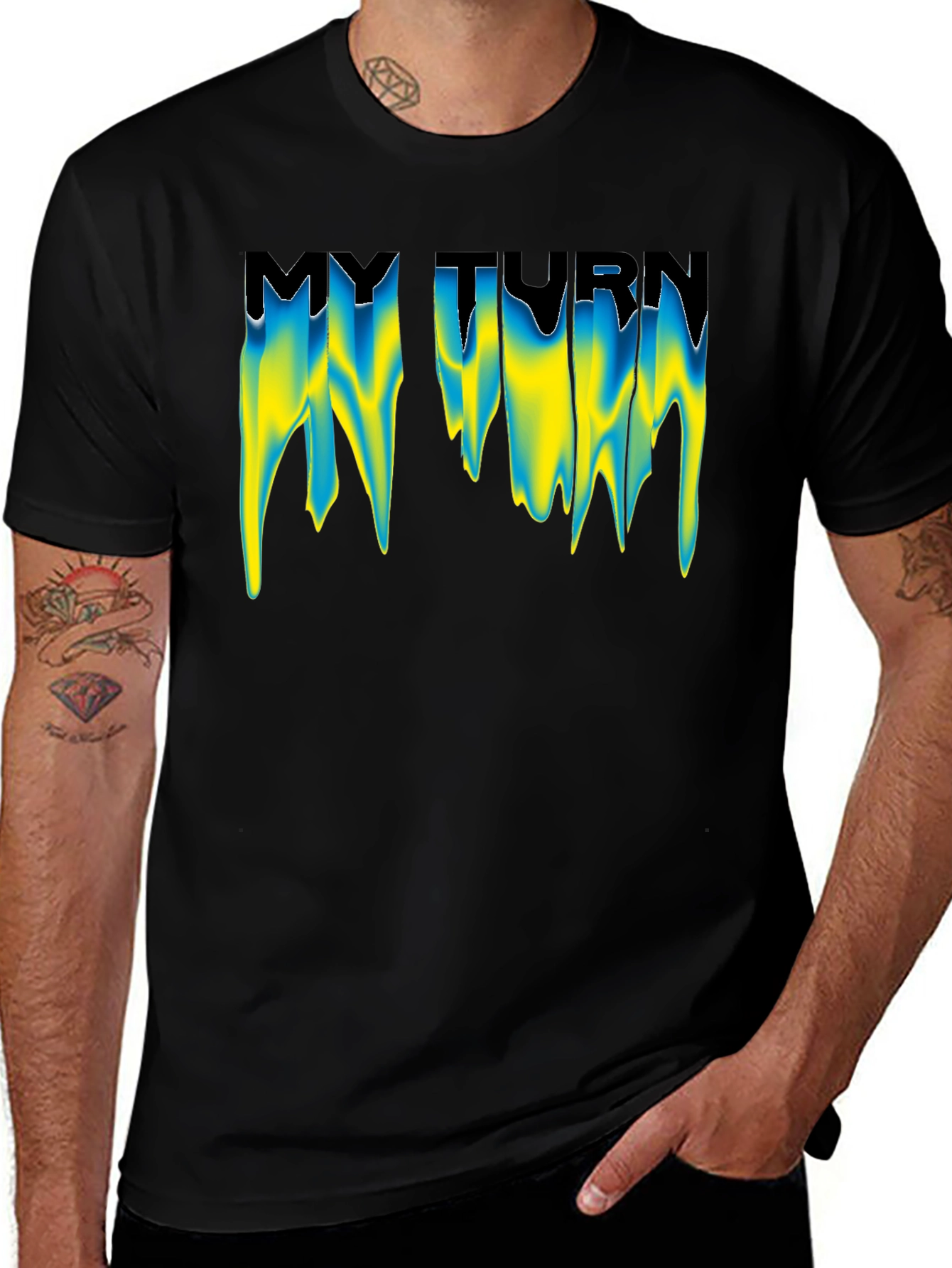 Variant 6 of My Turn Graphic Tee - Drip Design