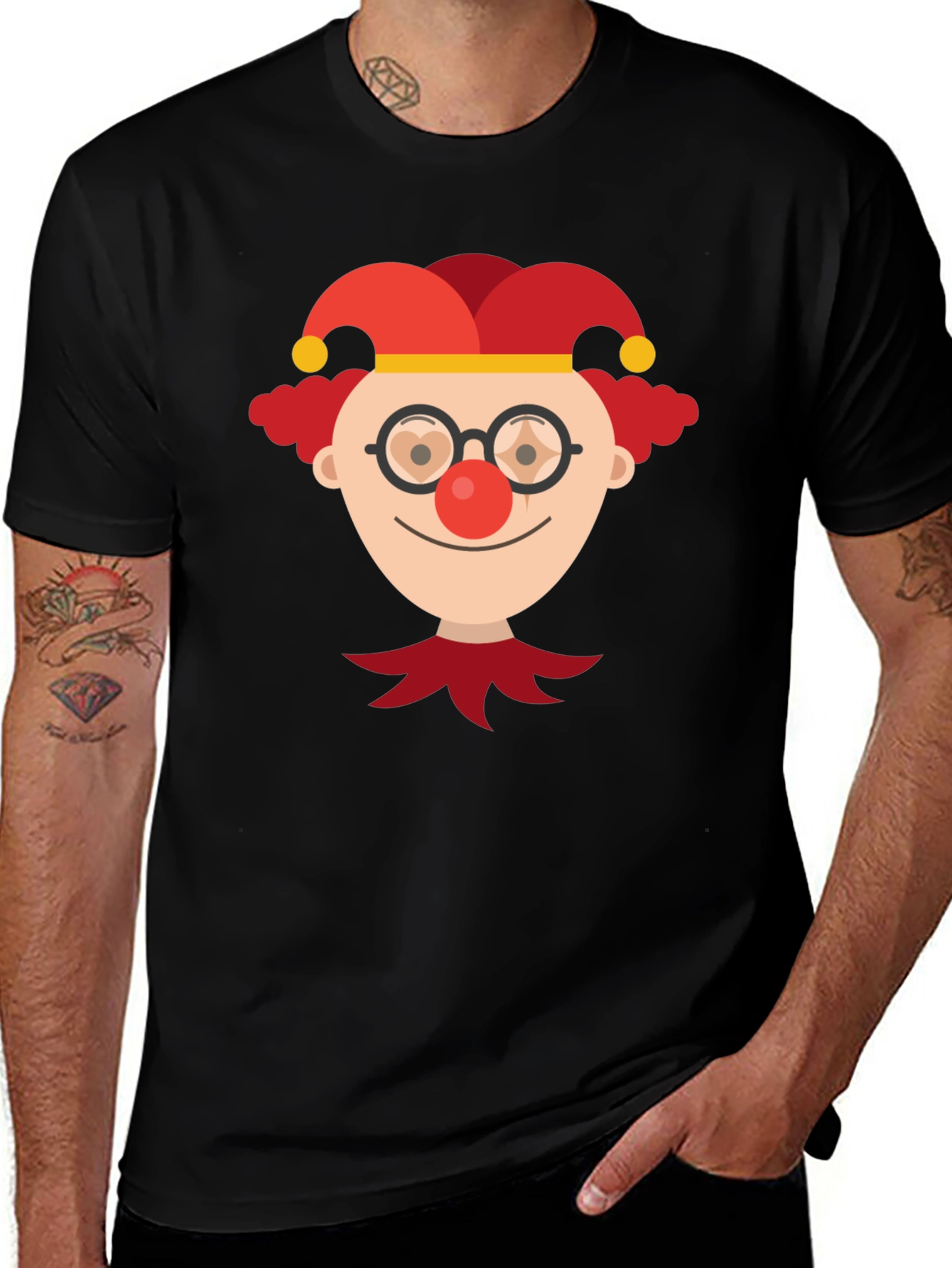 Variant 28 of Clown Graphic Tee - Funny Novelty T-Shirt