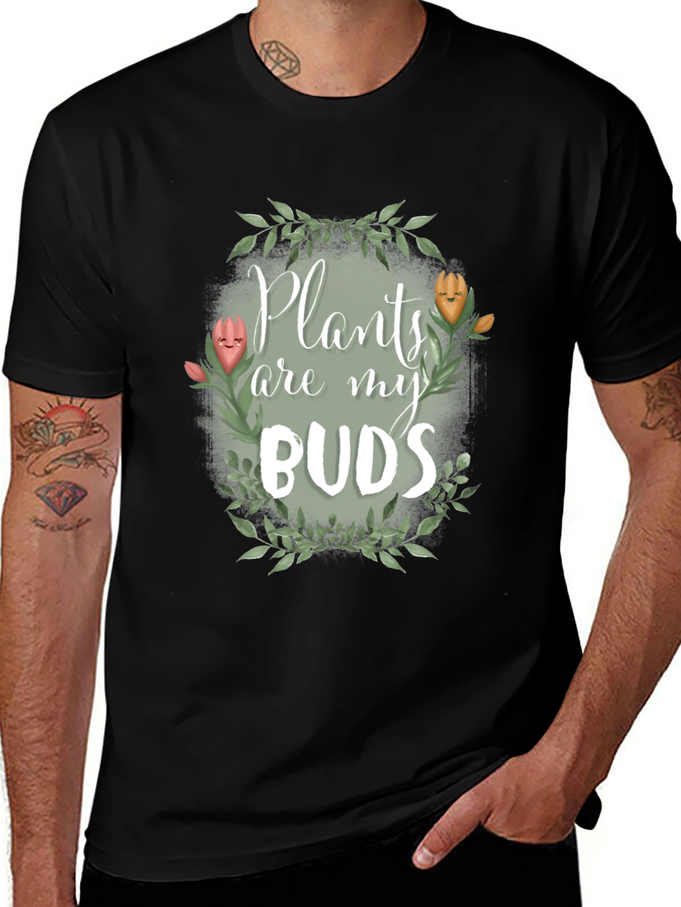 Variant 25 of Plants Are My Buds Graphic T-Shirt