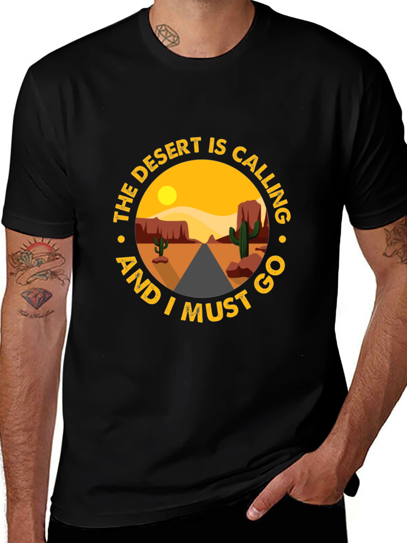 Variant 23 of Desert Calling Graphic Tee - Adventure Awaits!