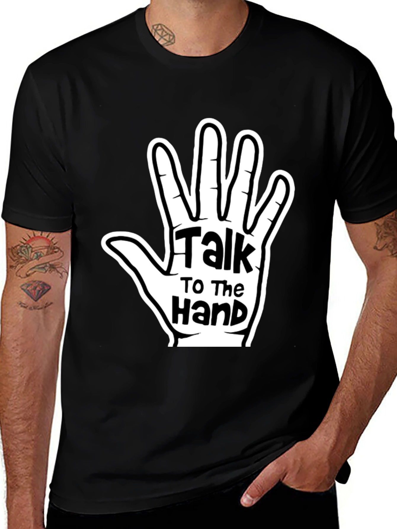 Variant 11 of Talk To The Hand Graphic Tee