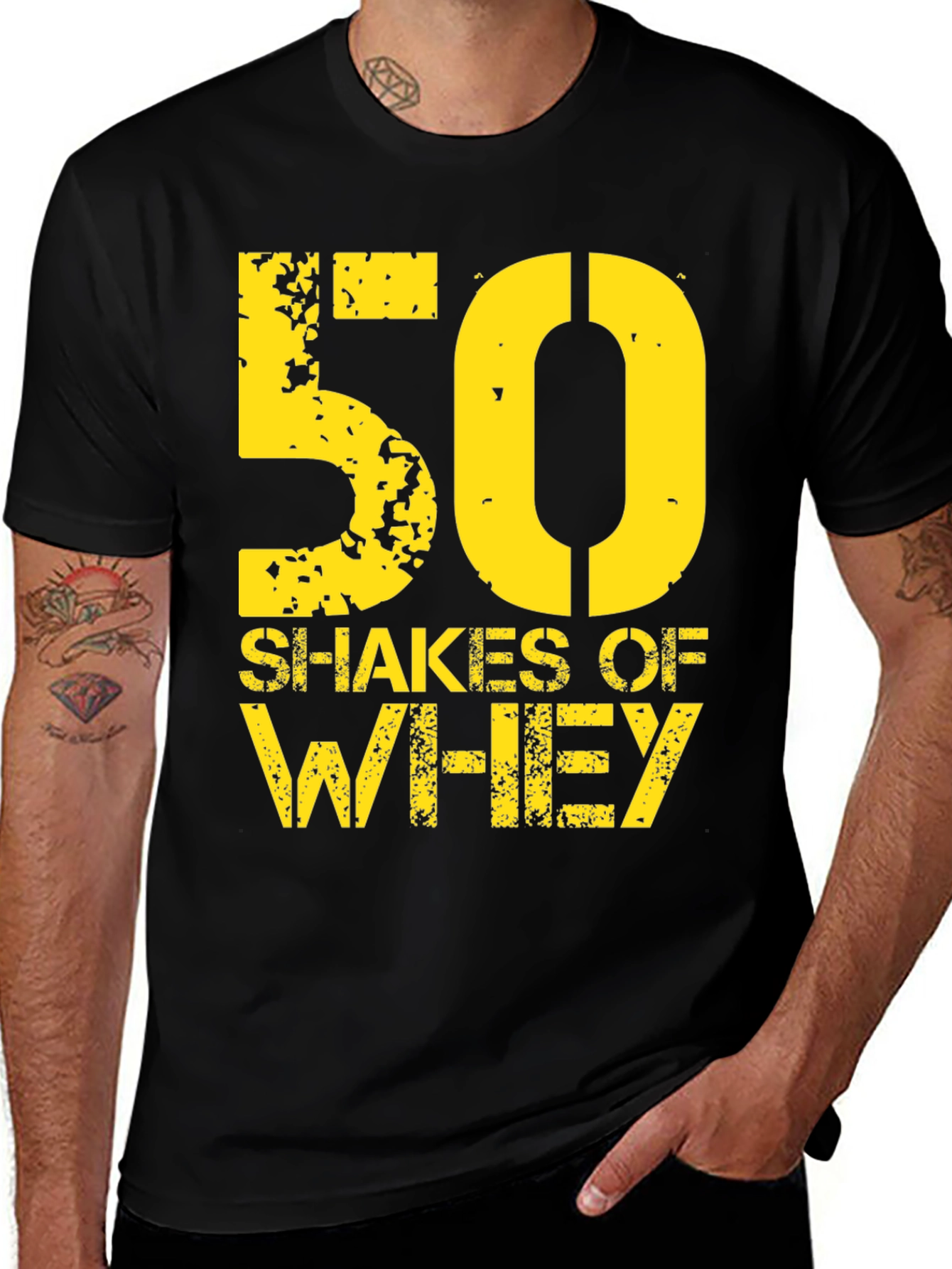 Variant 14 of 50 Shakes of Whey Graphic T-Shirt
