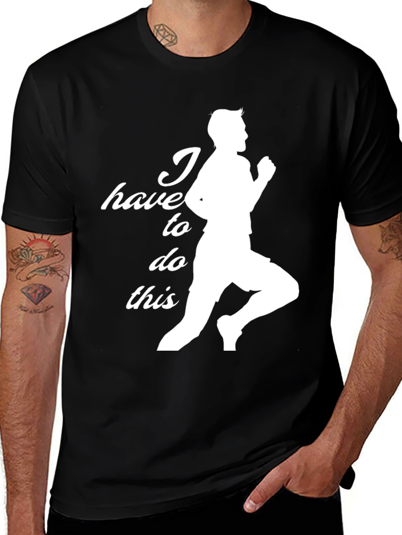 Variant 30 of I Have To Do This Running Graphic T-Shirt
