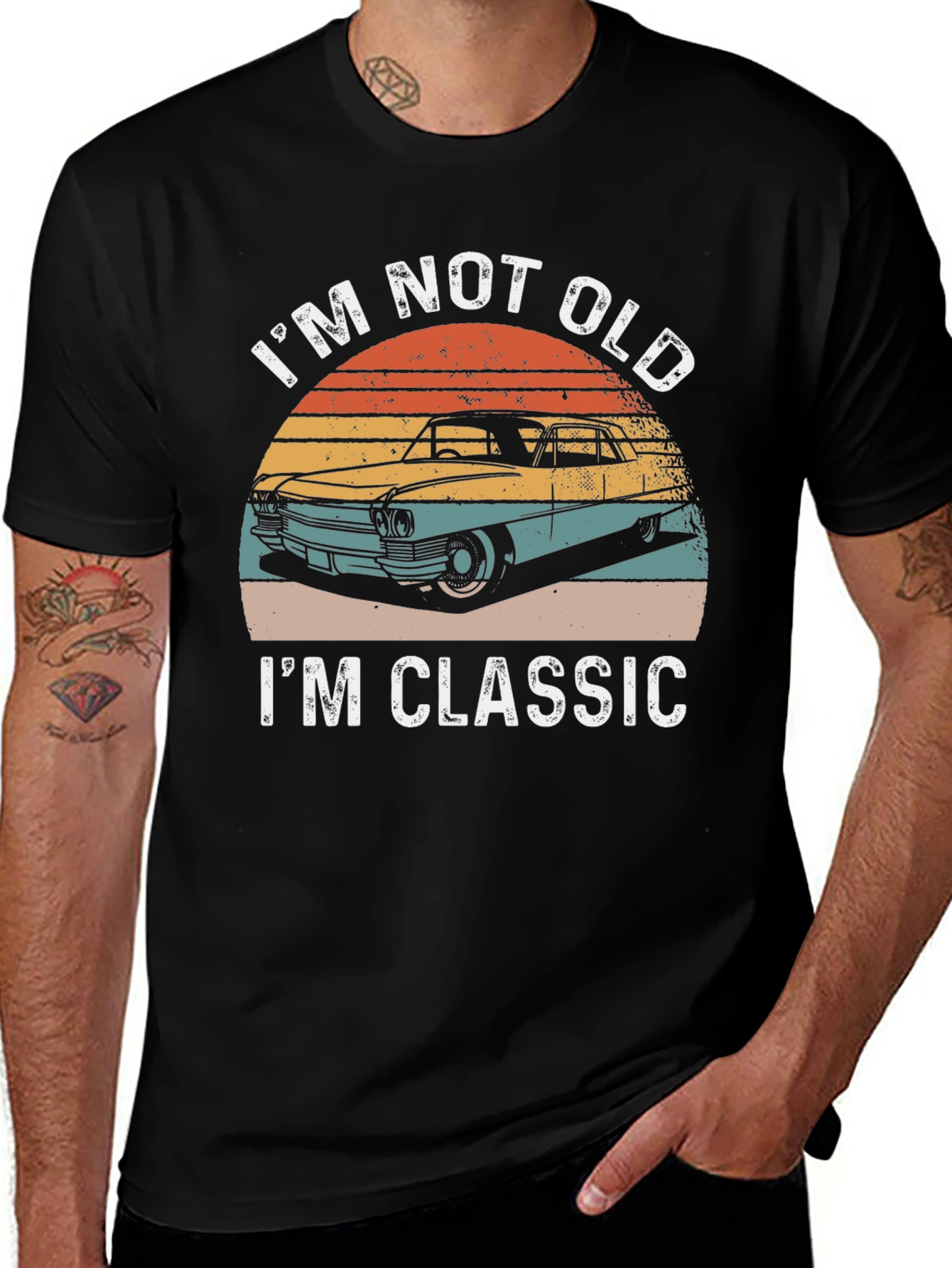 Variant 25 of Classic Car T-Shirt - "I'm Not Old, I'm Classic"