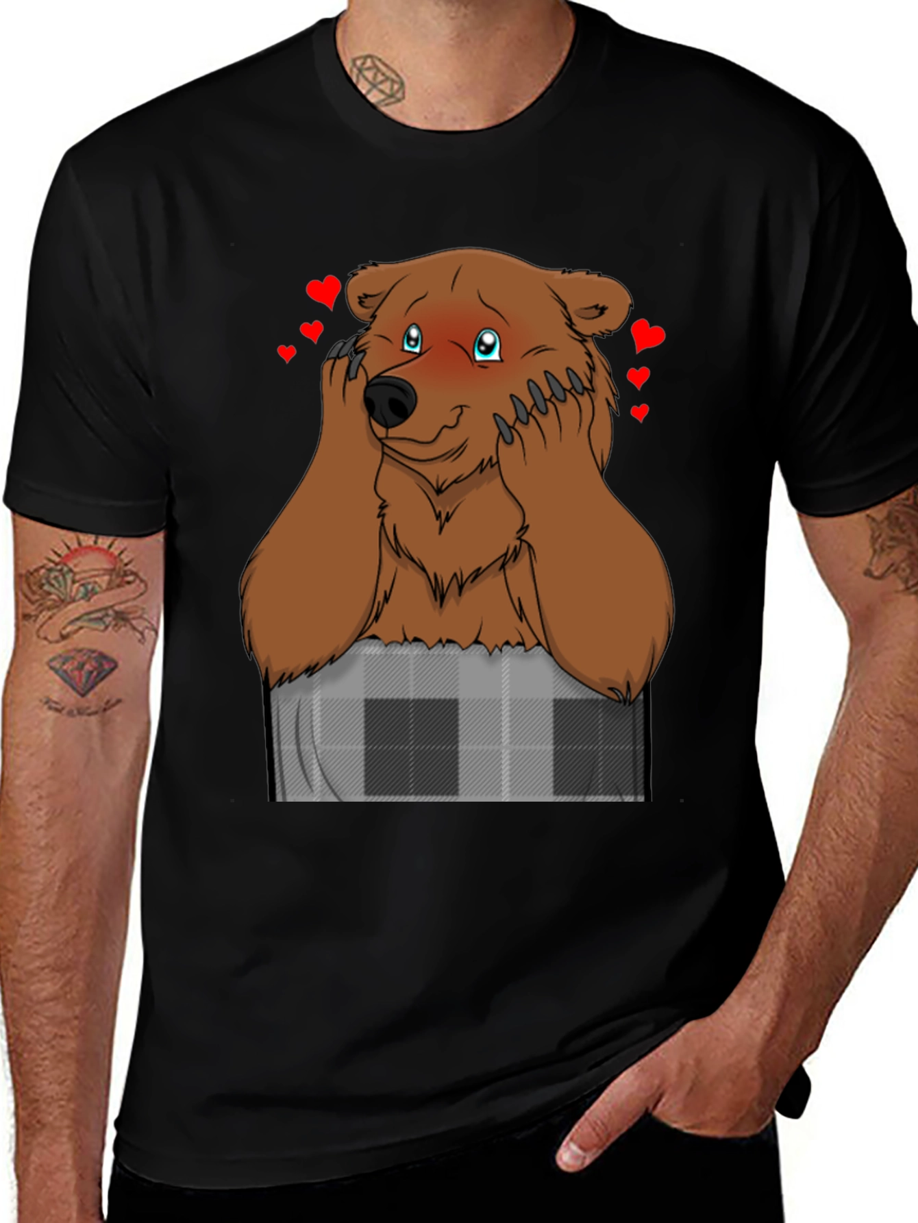 Variant 22 of Lovestruck Bear Graphic T-Shirt