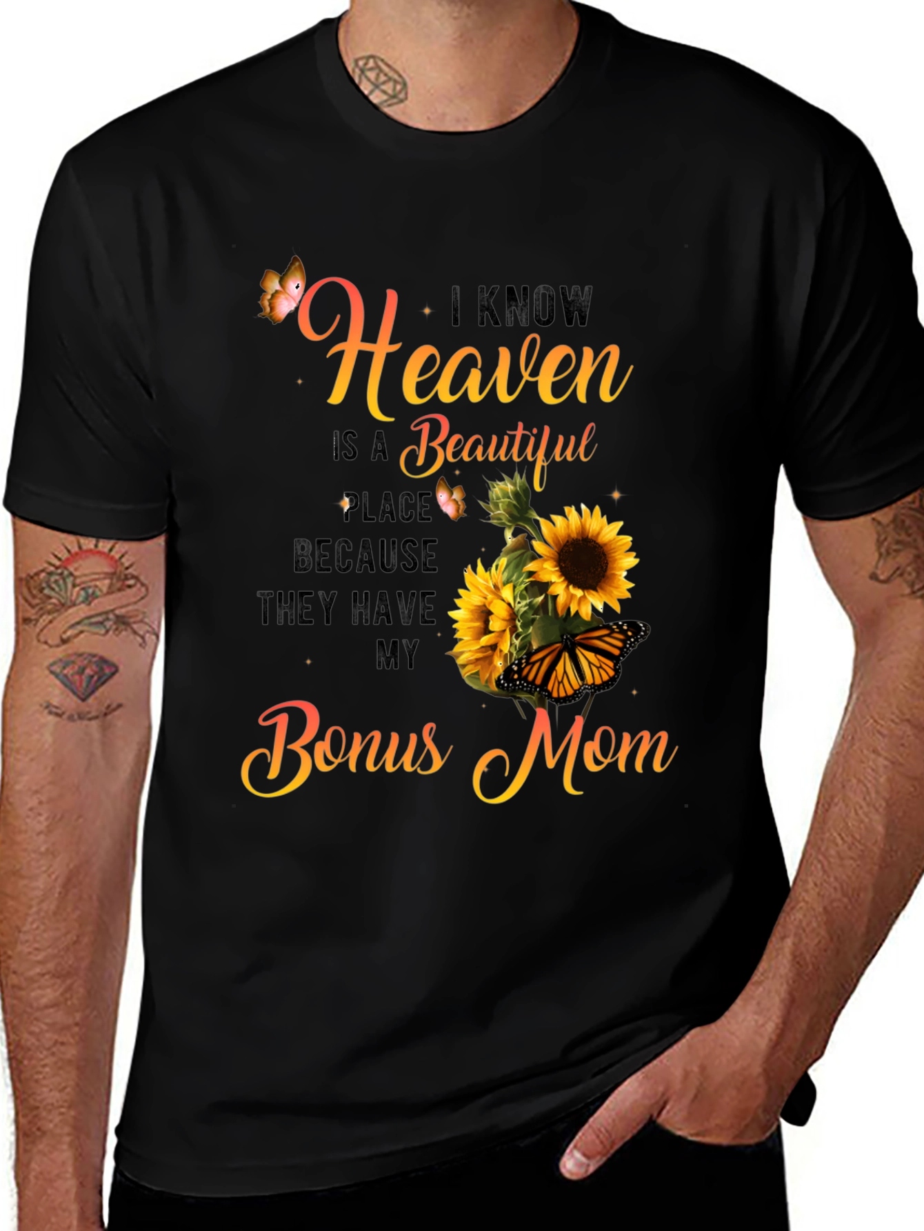 Variant 11 of Bonus Mom Sunflower Graphic Tee