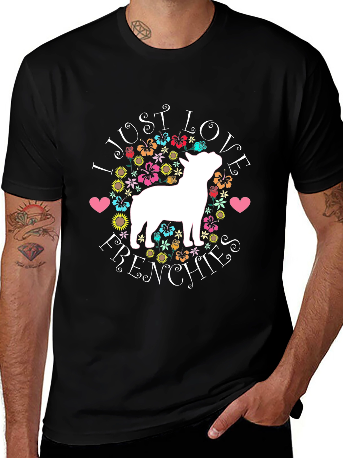 I Just Love Frenchies T-Shirt