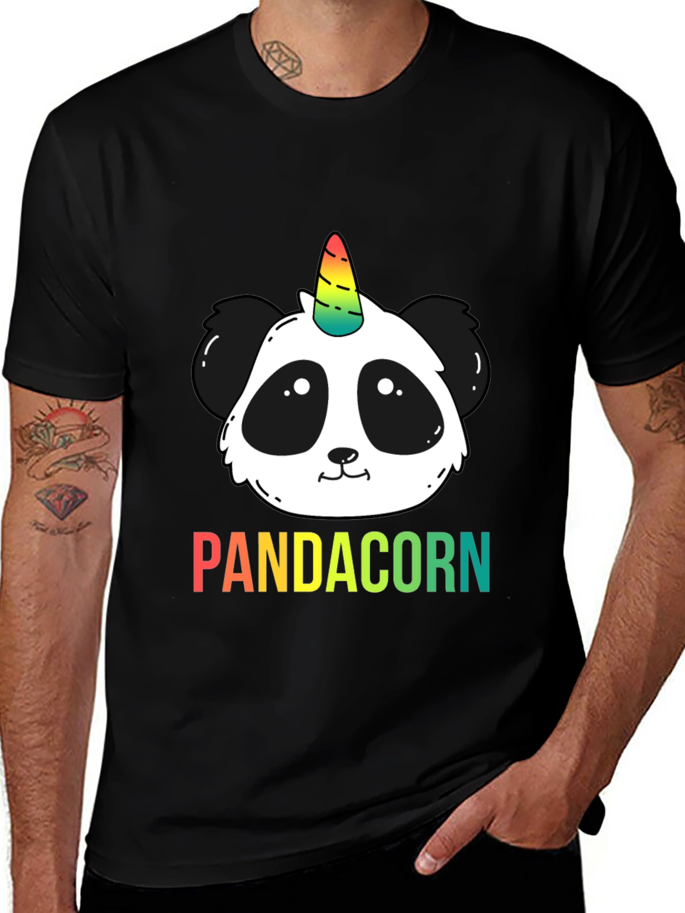 Variant 24 of Panda Unicorn Graphic T-Shirt