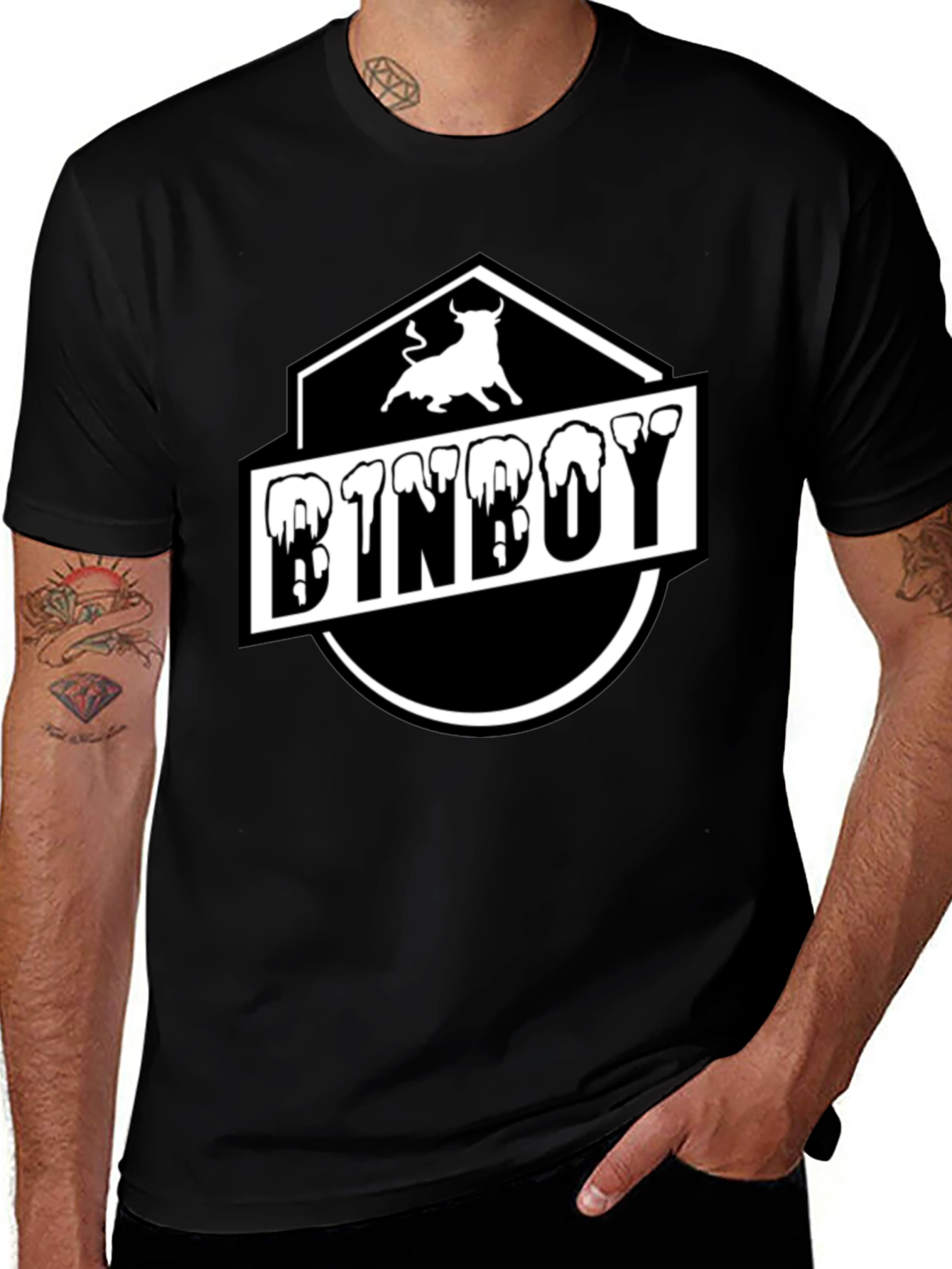 Variant 26 of Binboy Bull T-Shirt - Stylish Graphic Tee