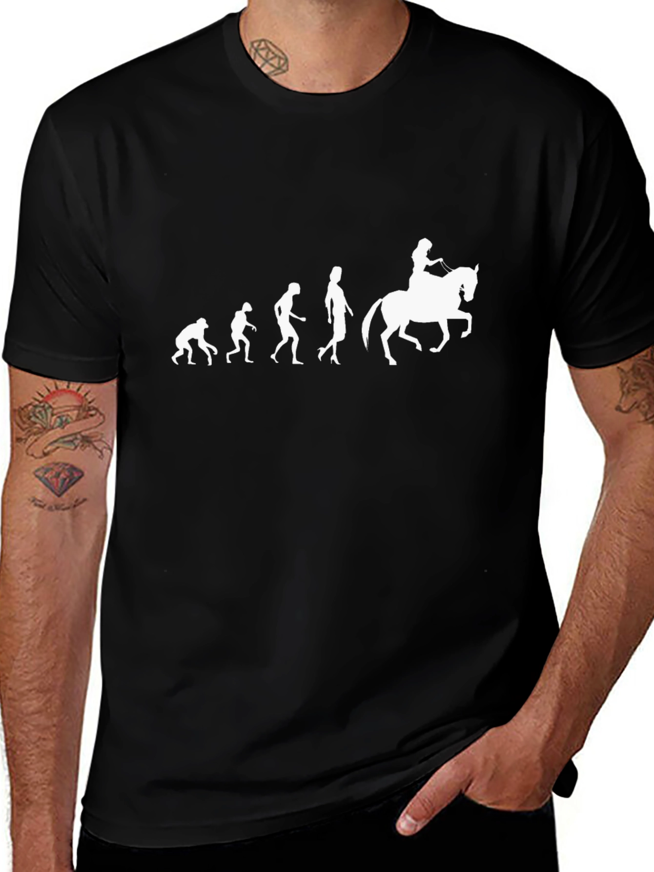 Equestrian Evolution Graphic T-Shirt
