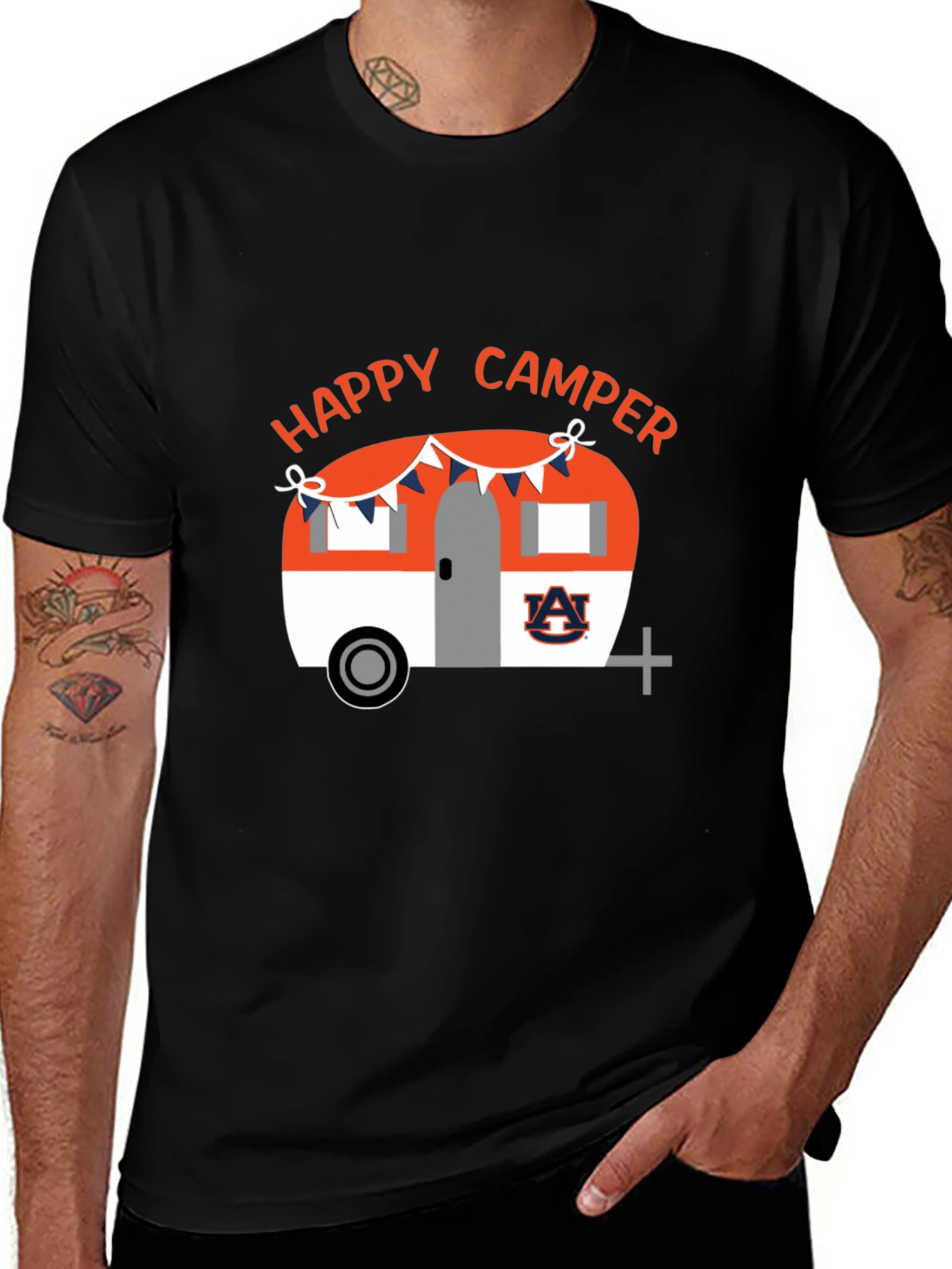 Happy Camper Auburn University Graphic T-Shirt