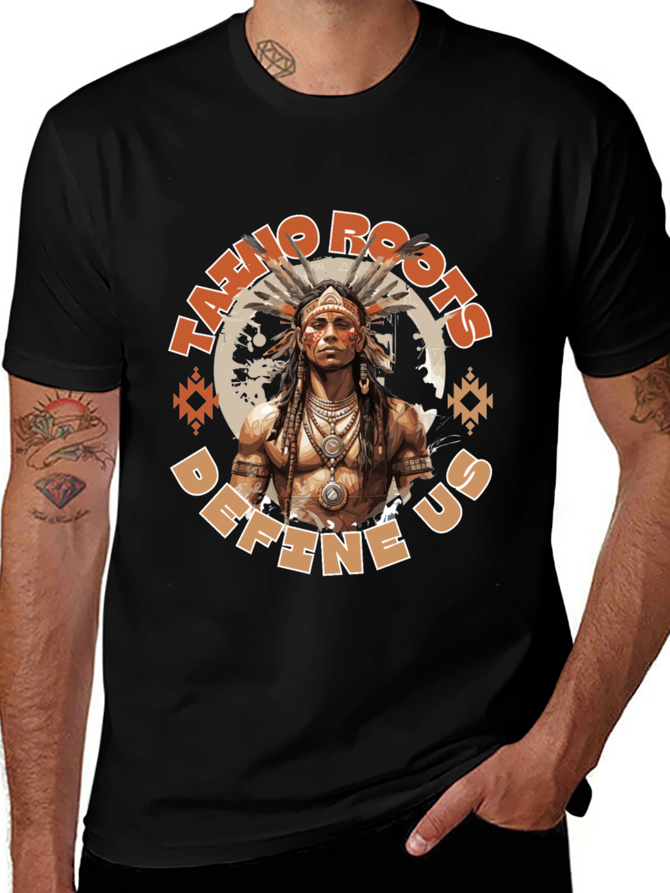 Taino Roots Graphic Tee - Define Us