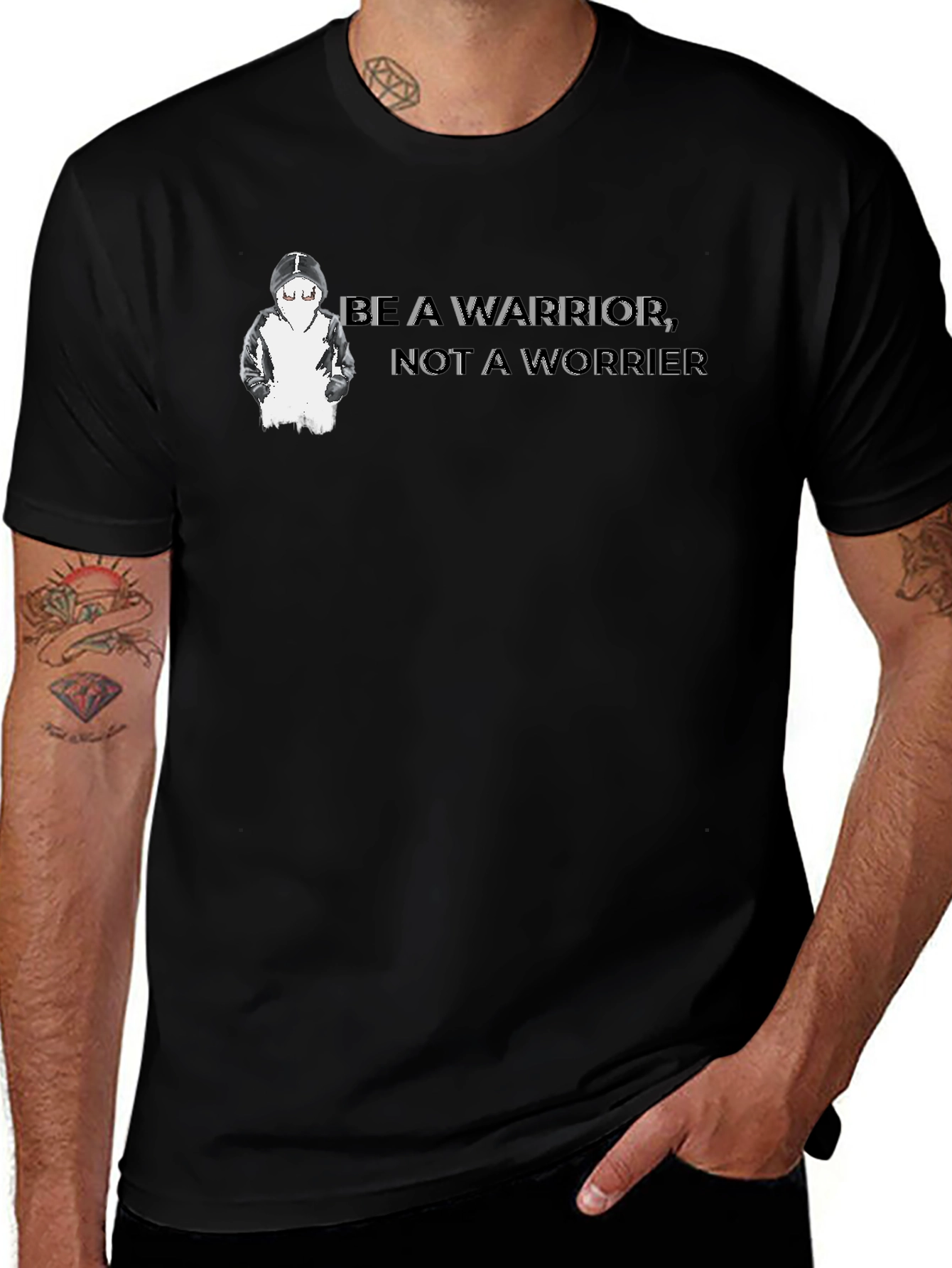 Variant 2 of Warrior T-Shirt - Motivation & Style