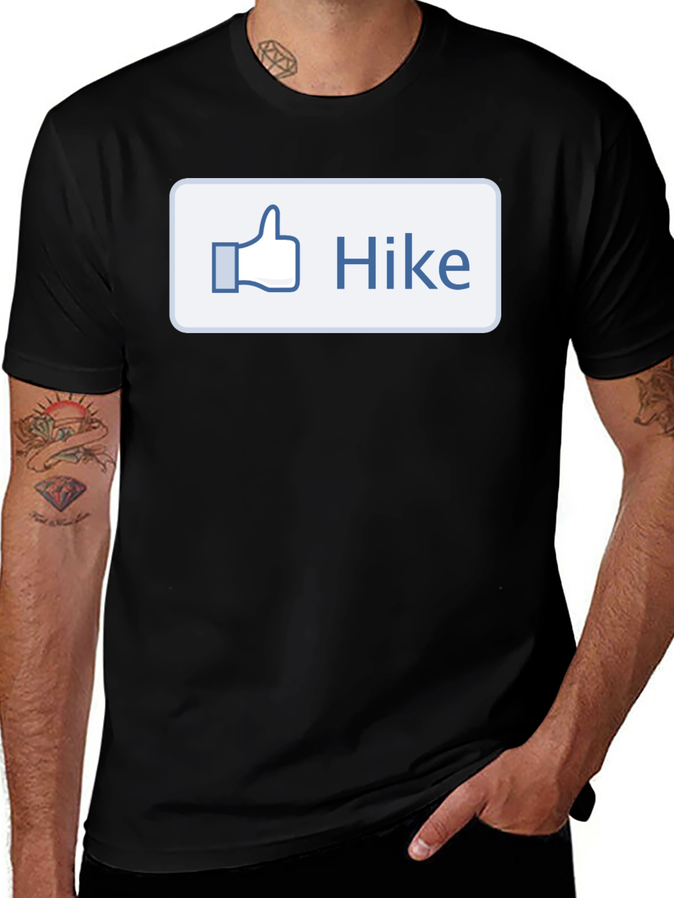 Variant 27 of Like Hike Black T-Shirt