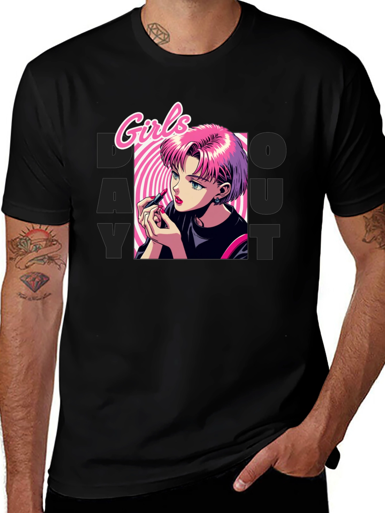 Variant 15 of Girls Do What You Want T-Shirt - Anime Style