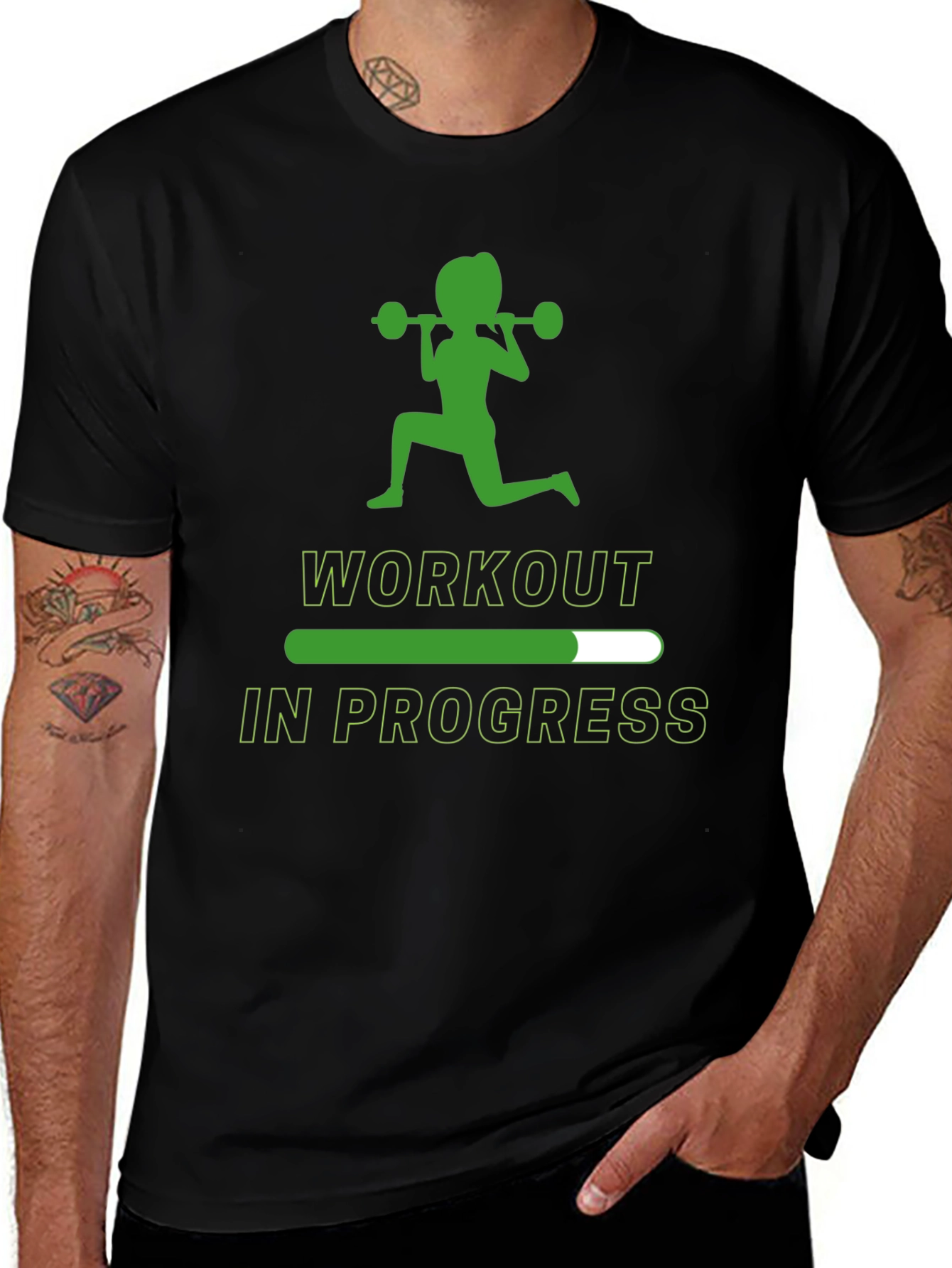 Variant 13 of Workout in Progress Graphic T-Shirt