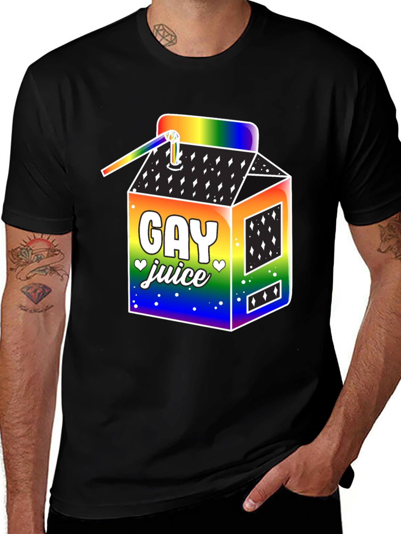 Variant 2 of Gay Juice Box T-Shirt