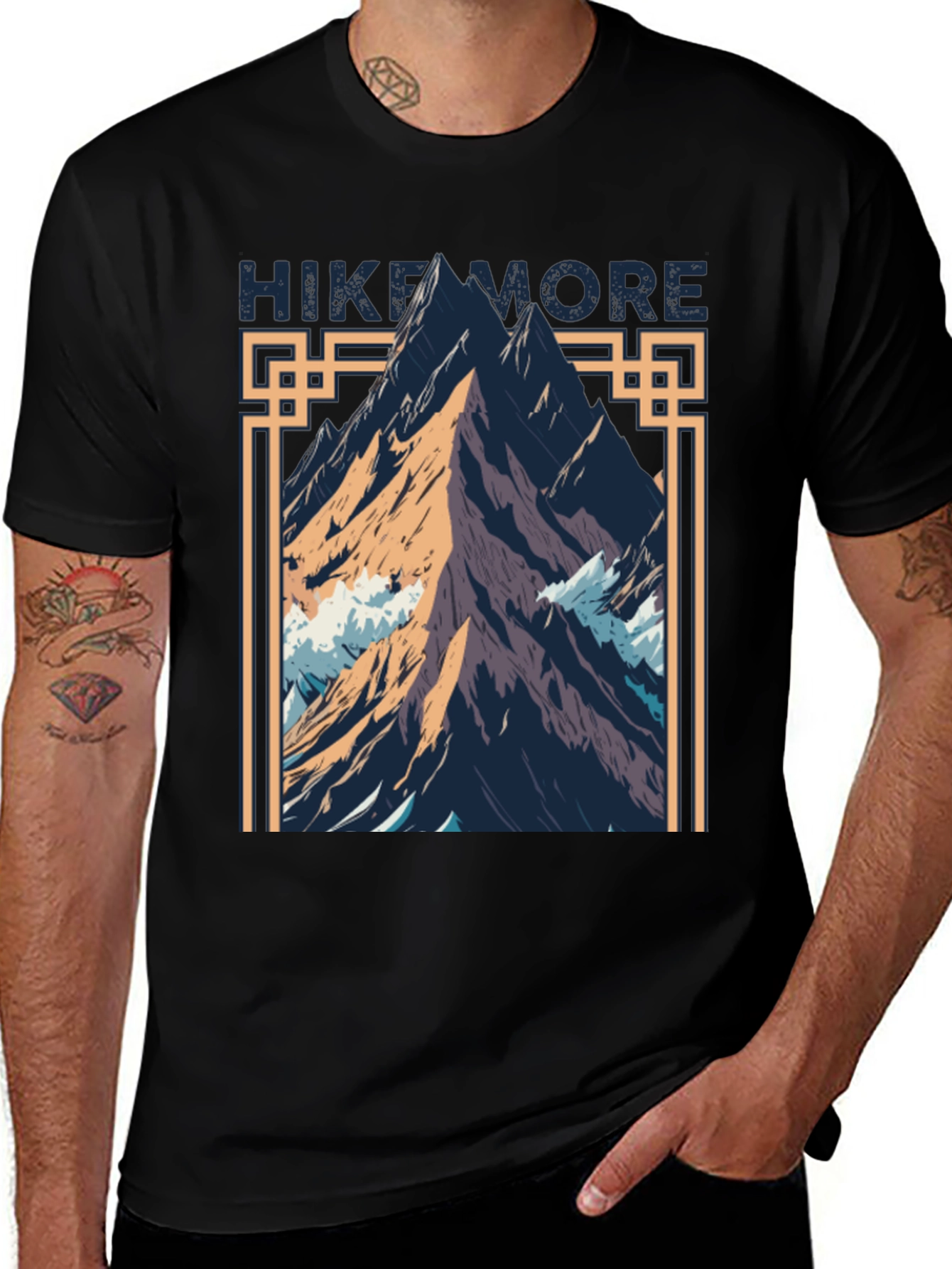 Variant 6 of Hike More Mountain Graphic Tee - Adventure Awaits!