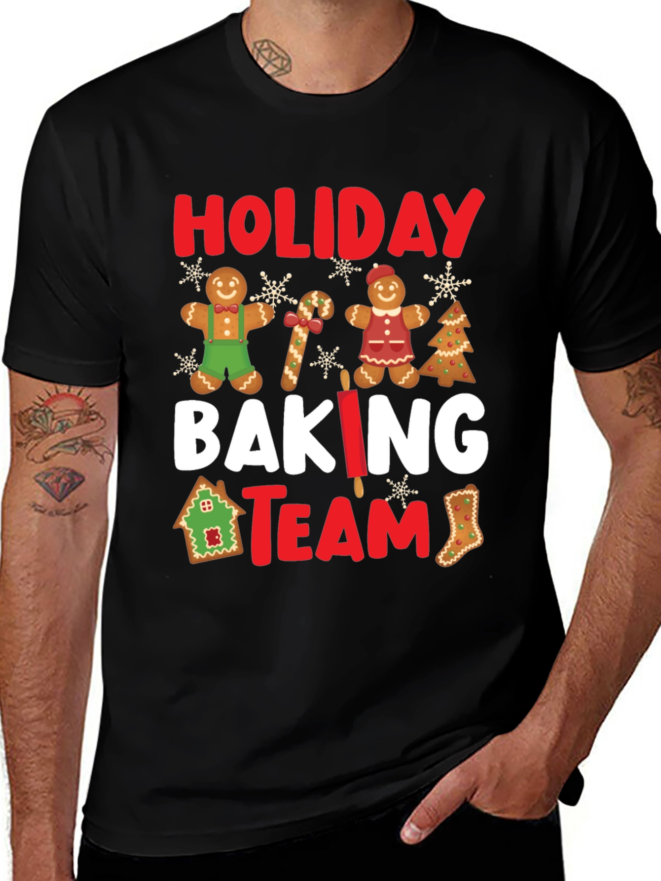 Variant 18 of Holiday Baking Team T-Shirt