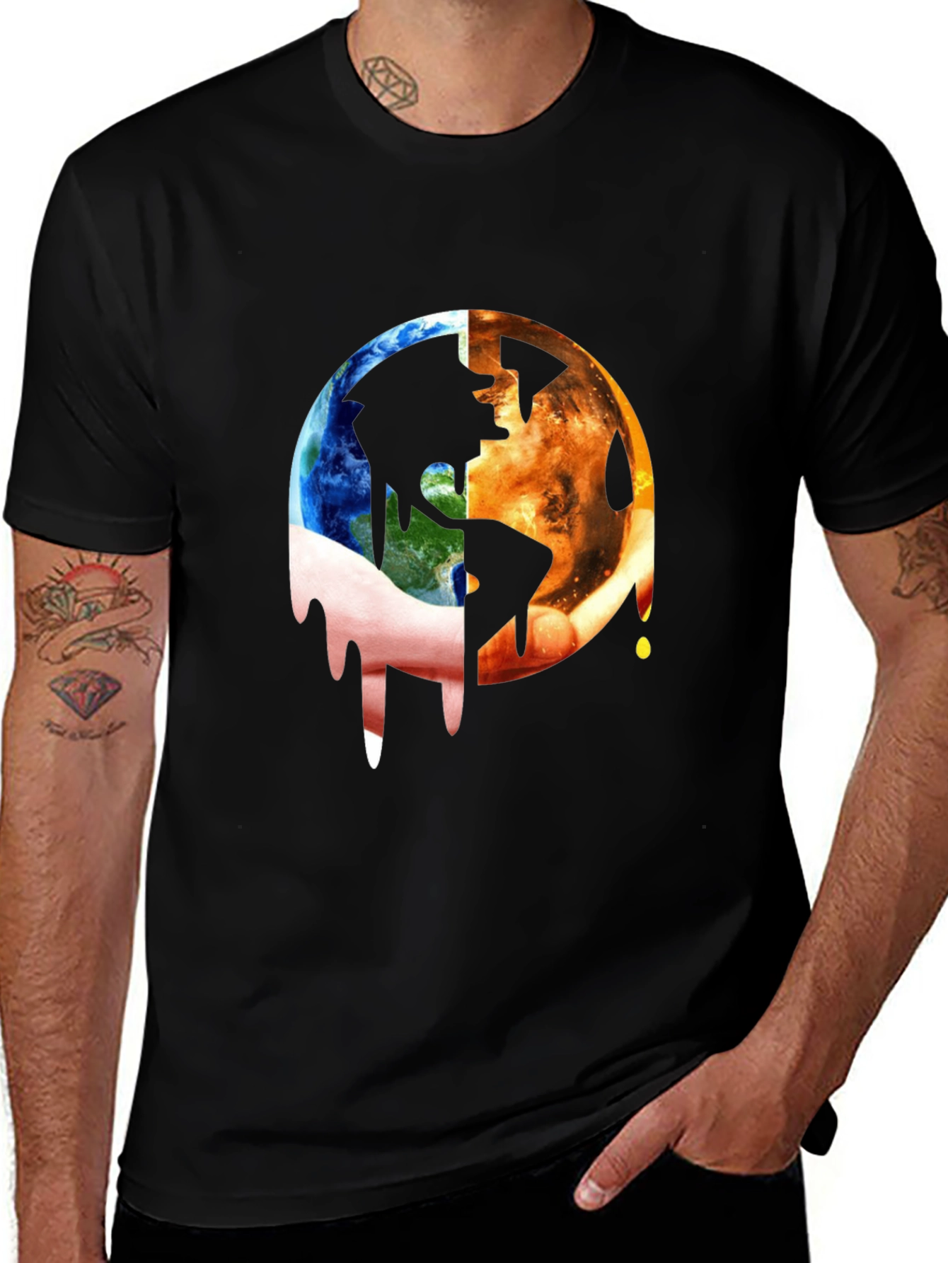 Variant 17 of Global Warming T-Shirt - Earth Climate Change Tee
