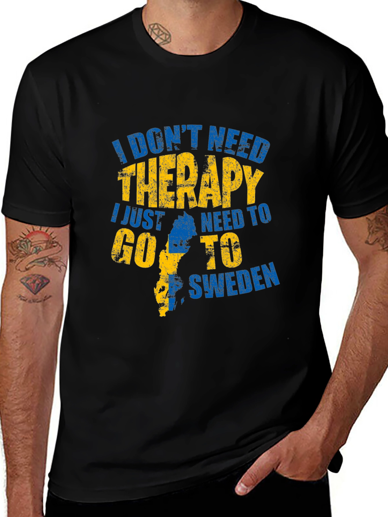 Sweden Therapy T-Shirt - Country Pride