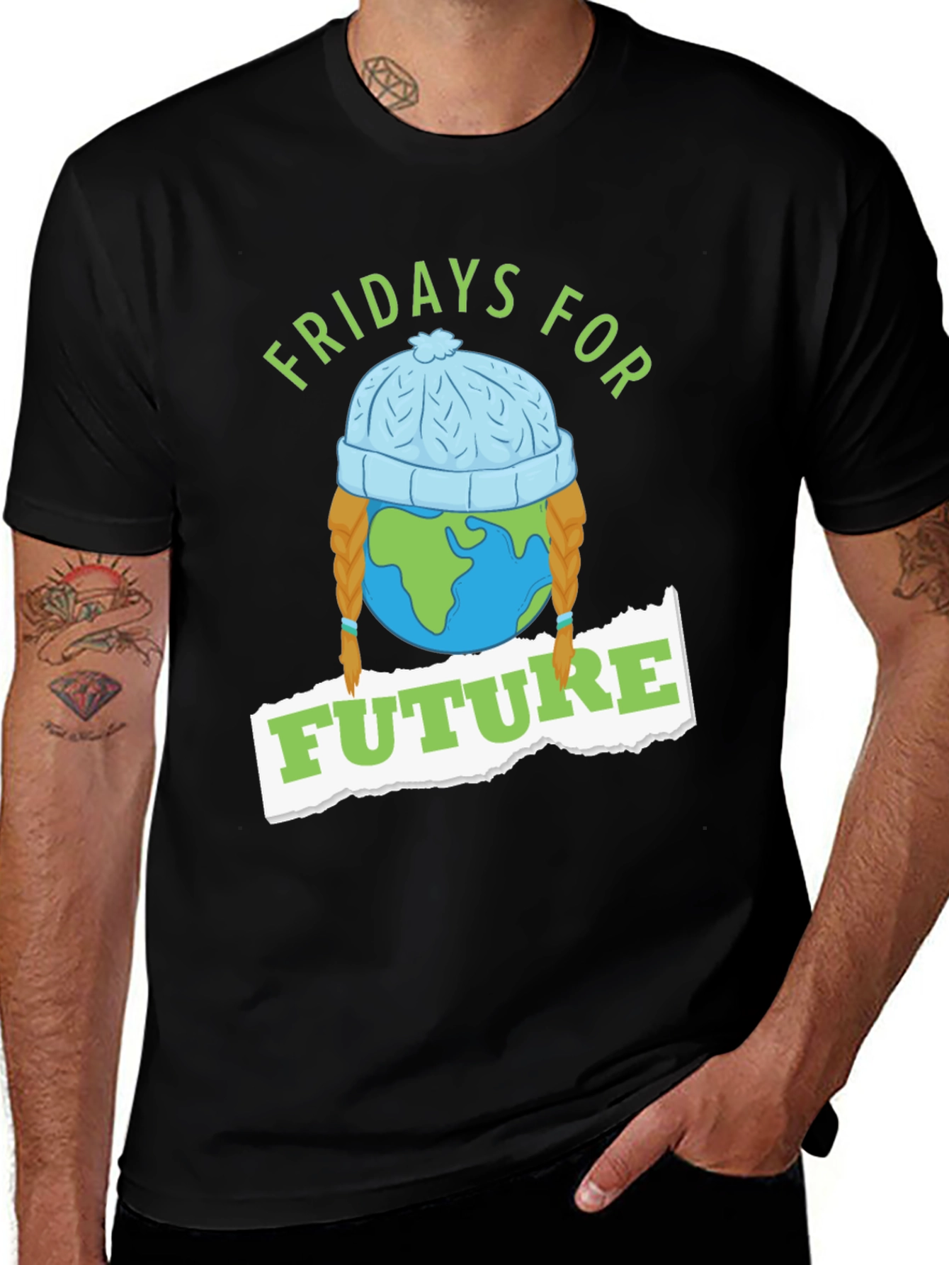 Variant 14 of Fridays For Future Earth Graphic T-Shirt
