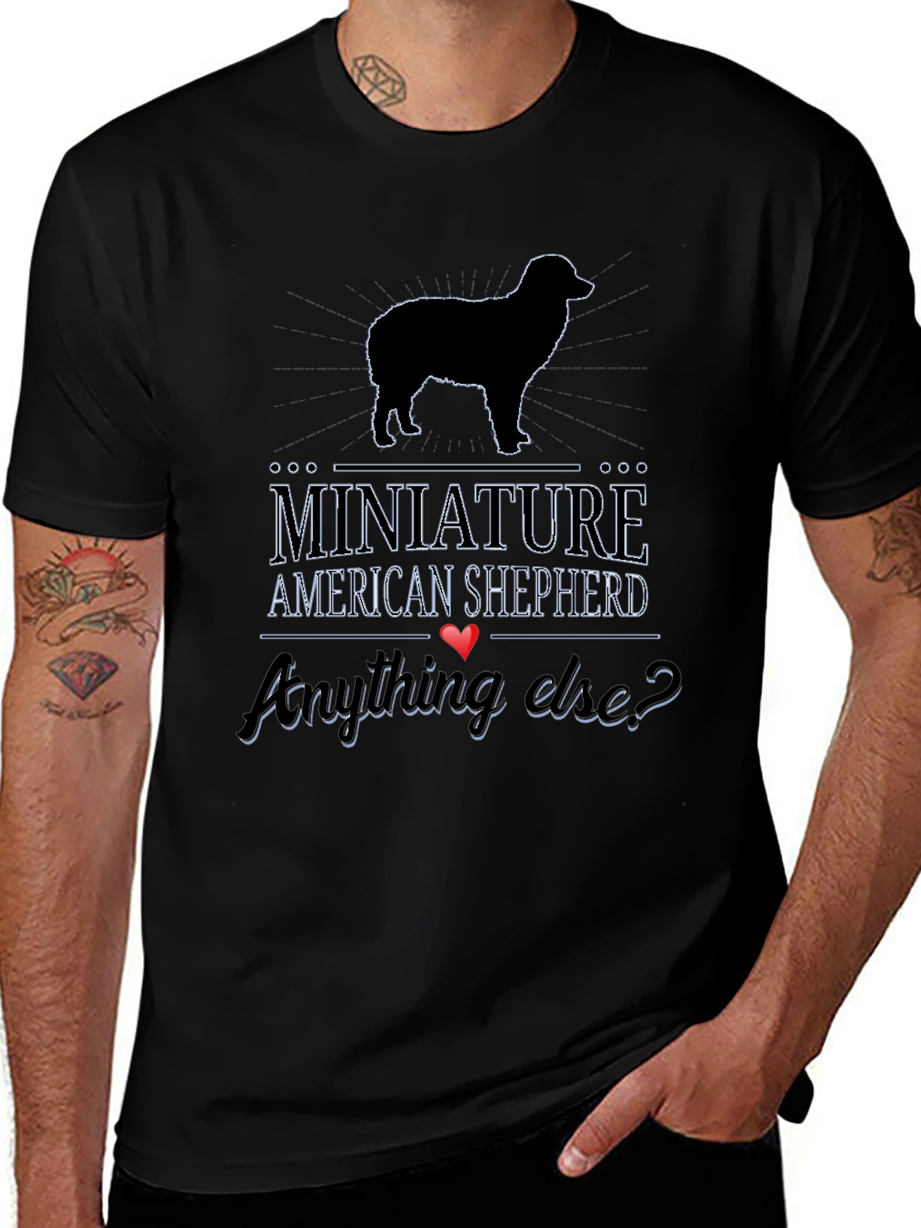 Variant 12 of Miniature American Shepherd Dog T-Shirt