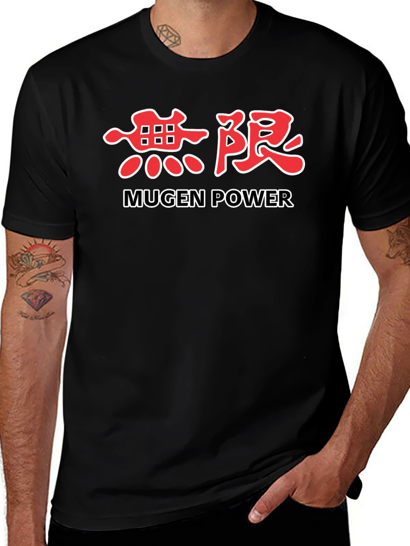 Variant 7 of Mugen Power Black T-Shirt - Japanese Graphic Tee