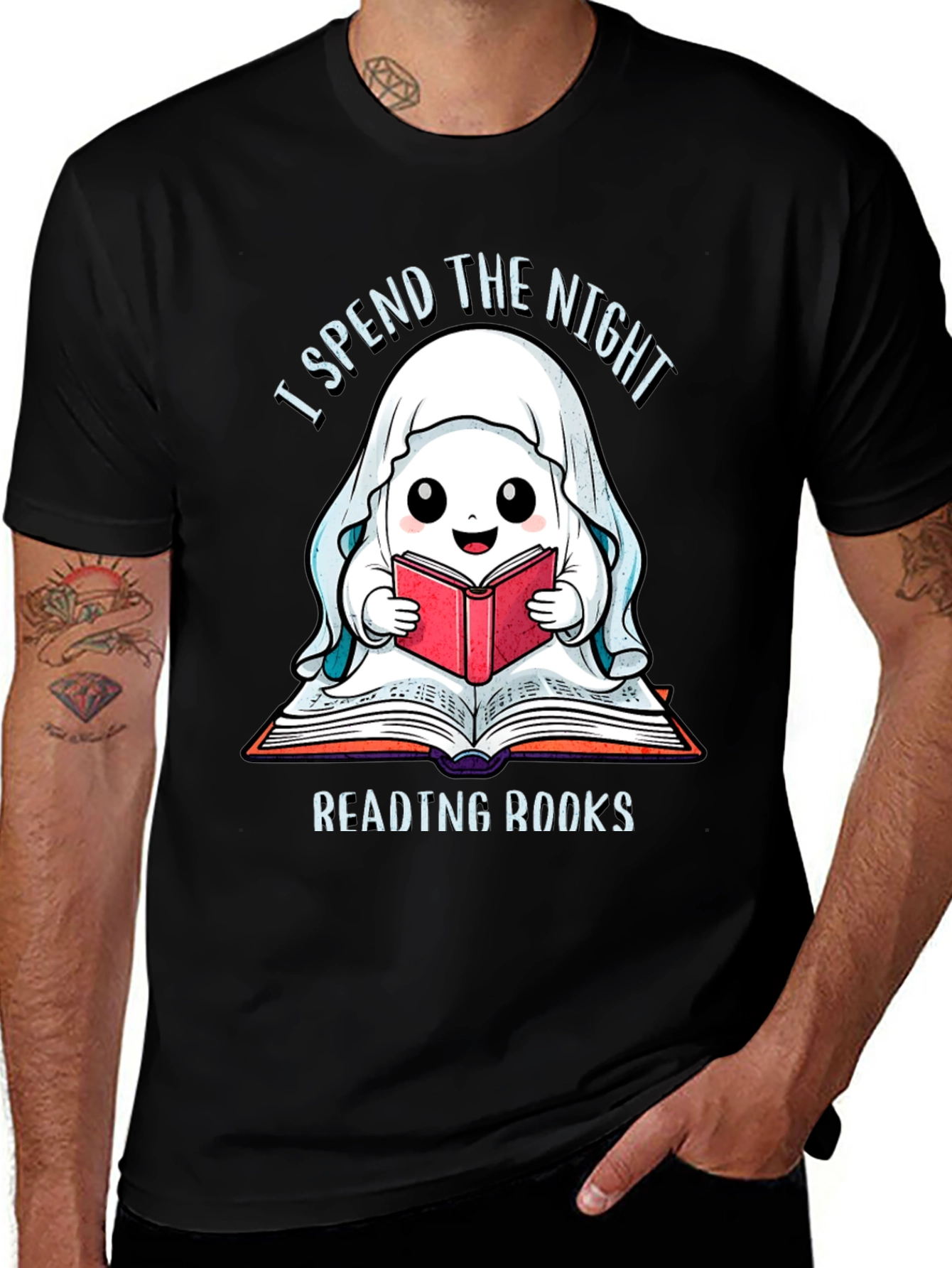 Variant 24 of Ghost Reading Books T-Shirt