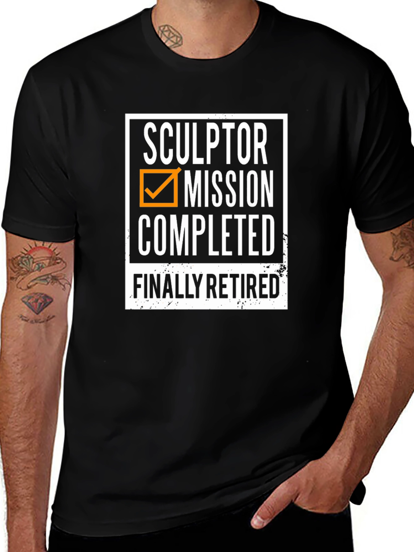 Variant 8 of Sculptor Retired - Mission Completed T-Shirt