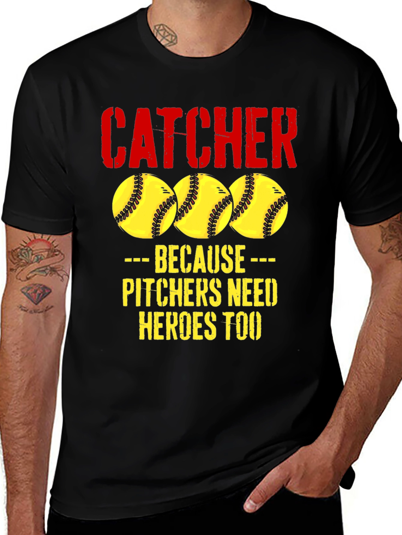 Catcher Hero T-Shirt - Softball Tee