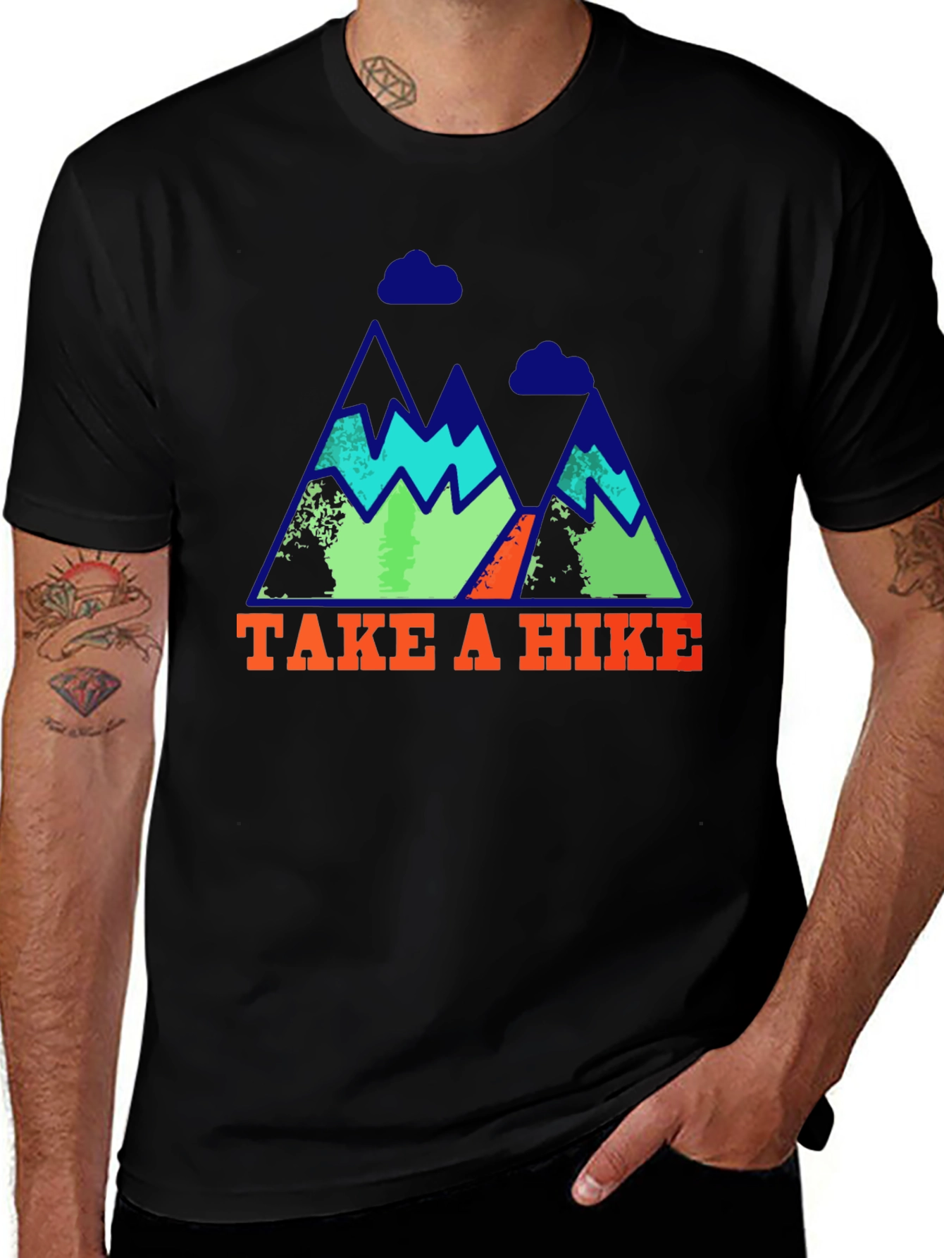 Take a Hike Graphic Tee - Mountain Adventure