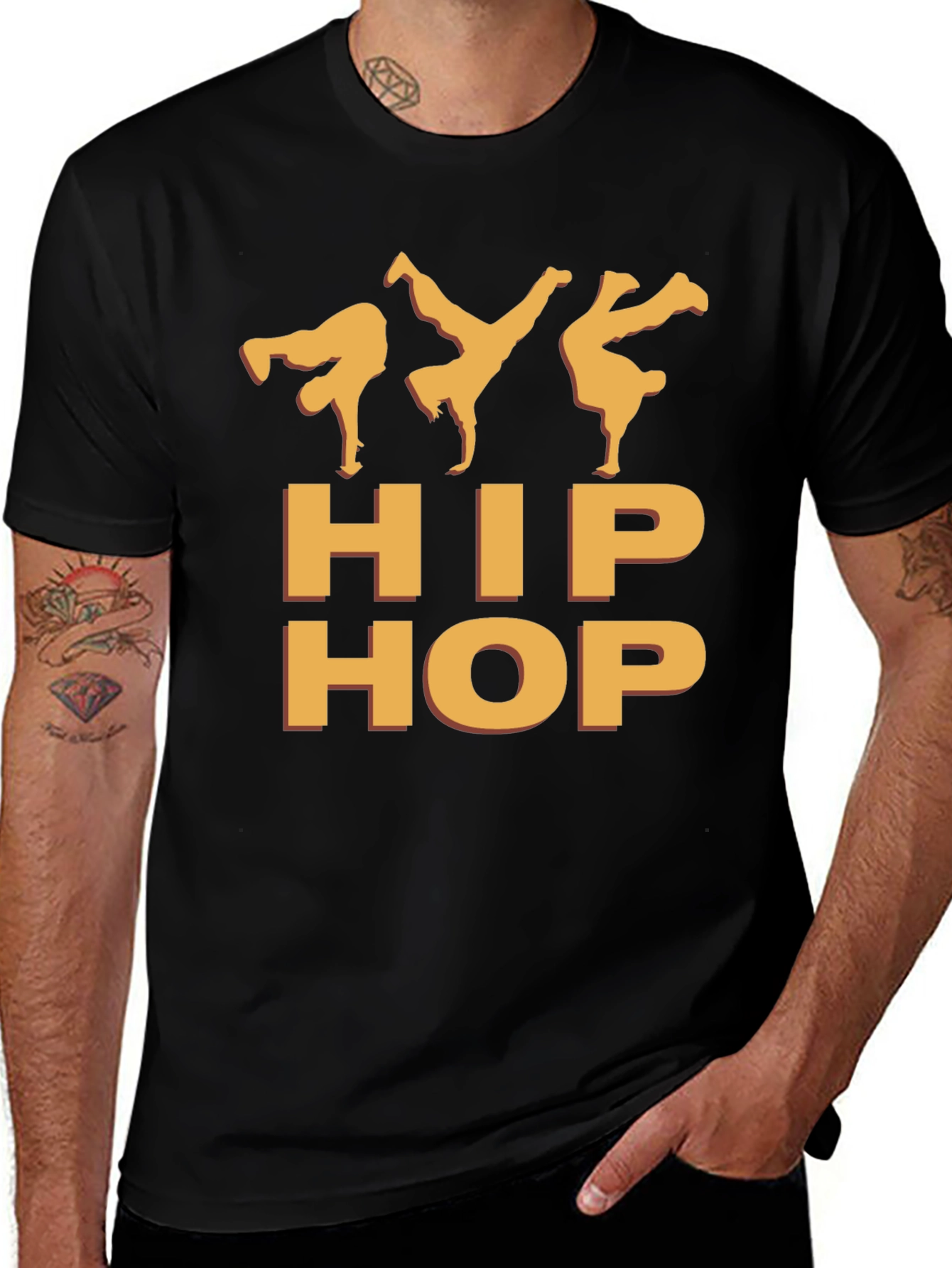 Variant 20 of Hip Hop Dancer Graphic Tee - Street Style